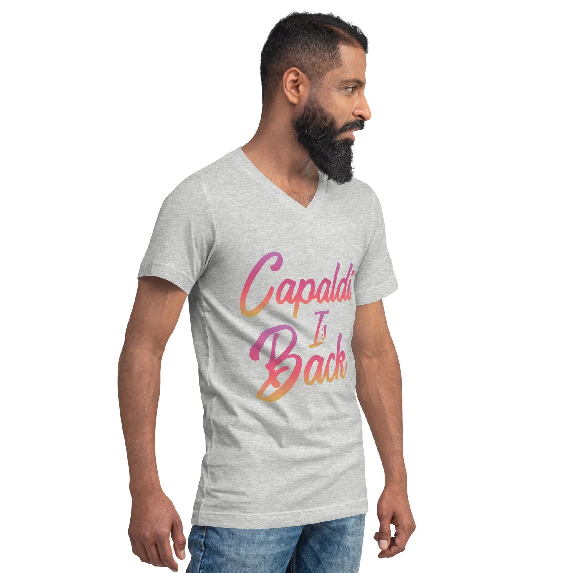 Lewis Capaldi V-Neck T-Shirt - 100% Cotton Unisex Tee T-shirt Alcyone213k