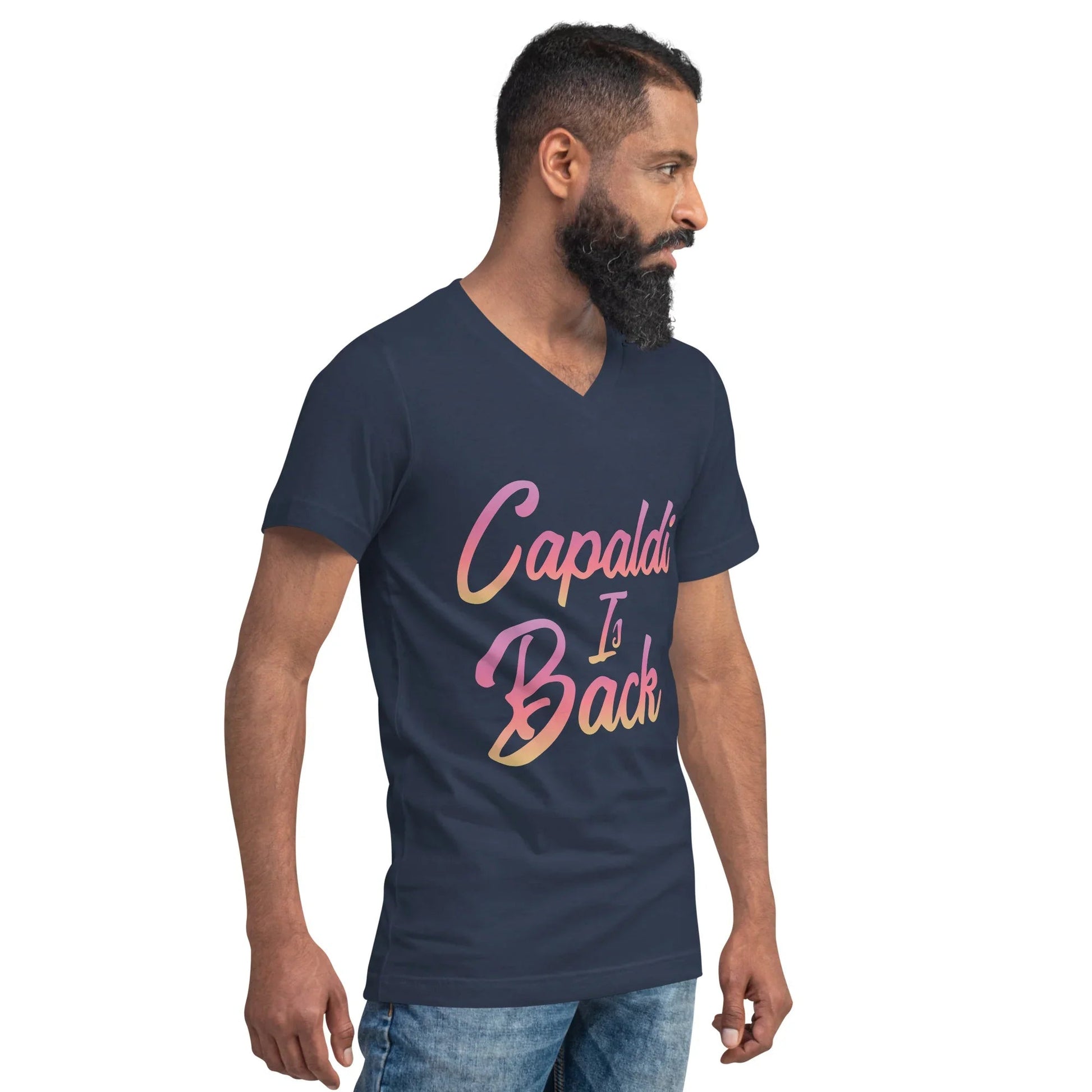 Lewis Capaldi V-Neck T-Shirt - 100% Cotton Unisex Tee T-shirt Alcyone213k
