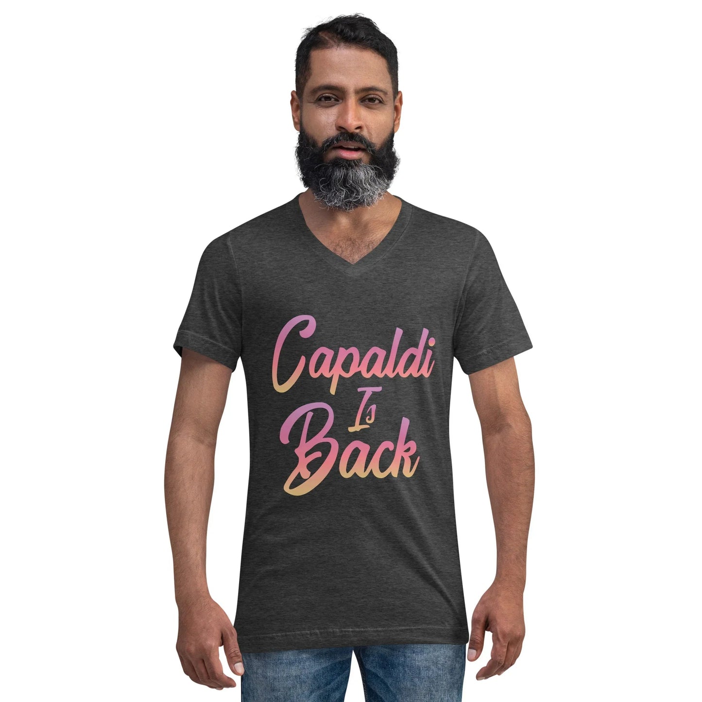 Lewis Capaldi V-Neck T-Shirt - 100% Cotton Unisex Tee T-shirt Alcyone213k