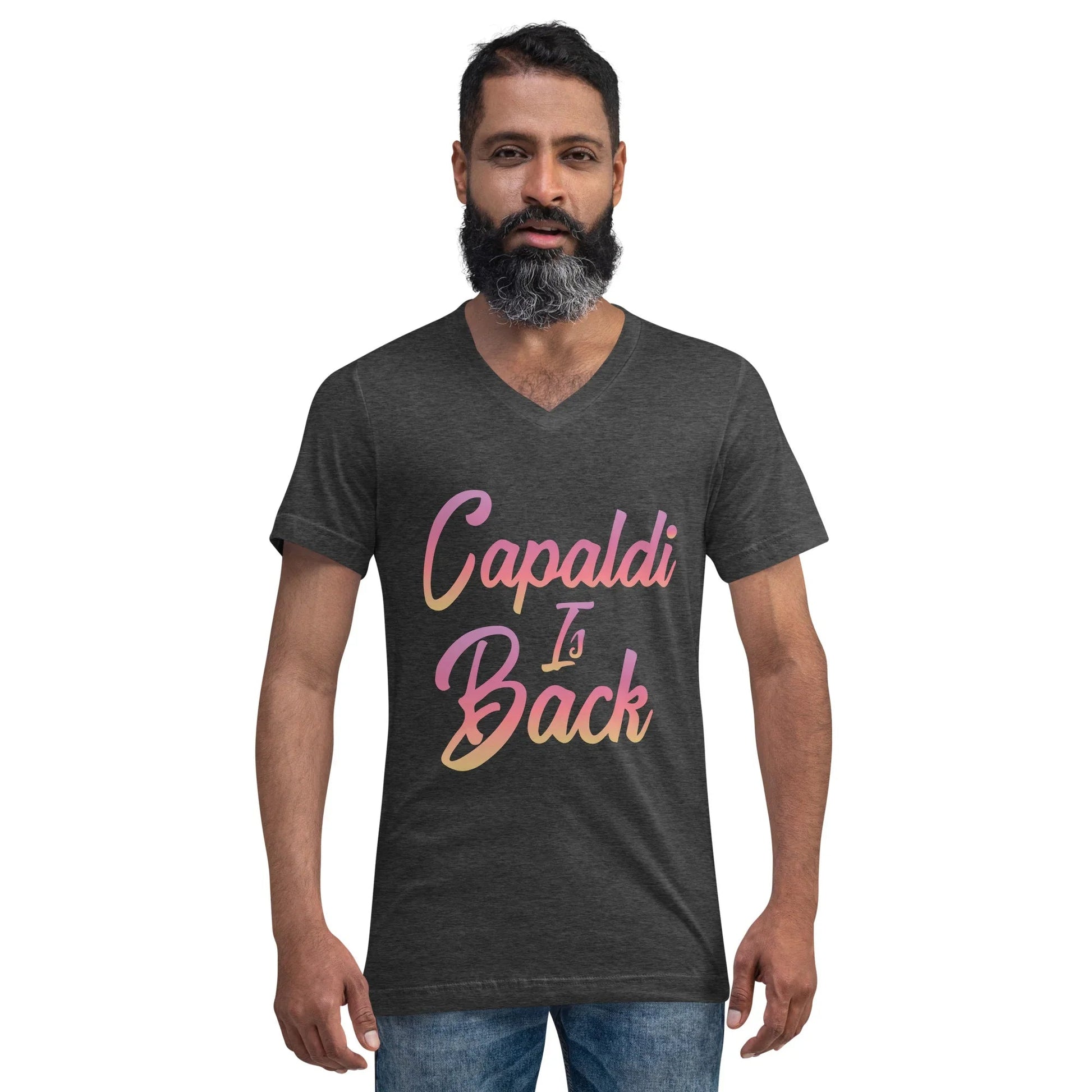 Lewis Capaldi V-Neck T-Shirt - 100% Cotton Unisex Tee T-shirt Alcyone213k