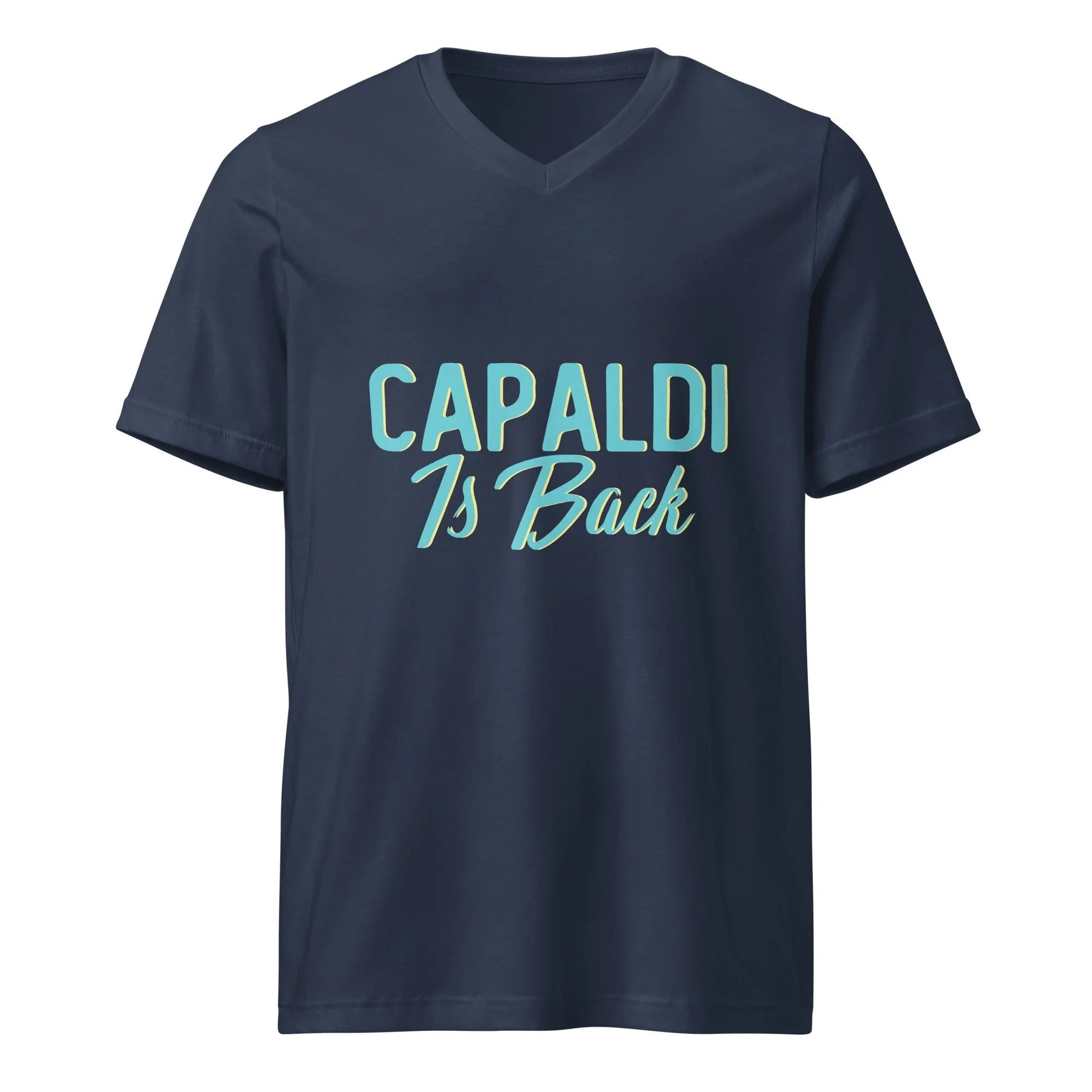 Lewis Capaldi V-Neck T-Shirt - Unisex Cotton Tee for Fans T-shirt Alcyone213k
