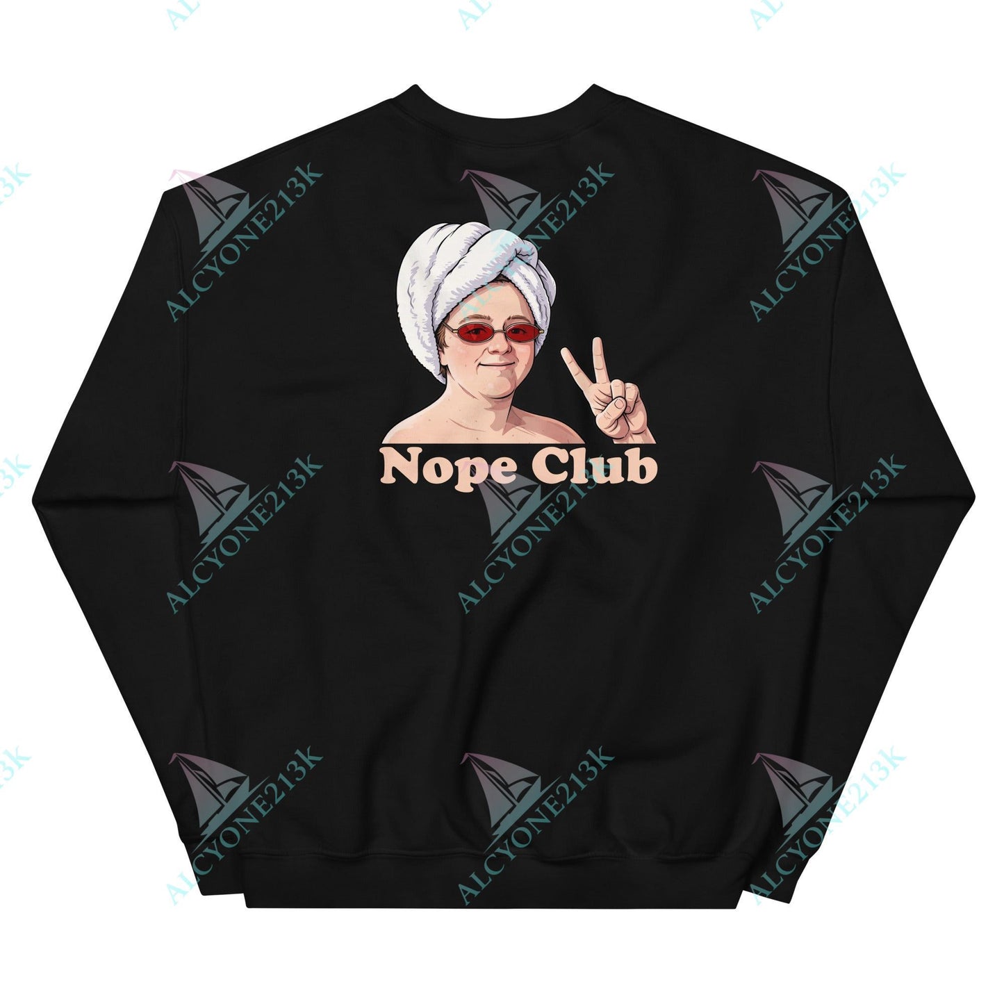 Alcyone213k Lewis Capaldi Unisex Sweatshirt - Nope Club - Funny Quotes