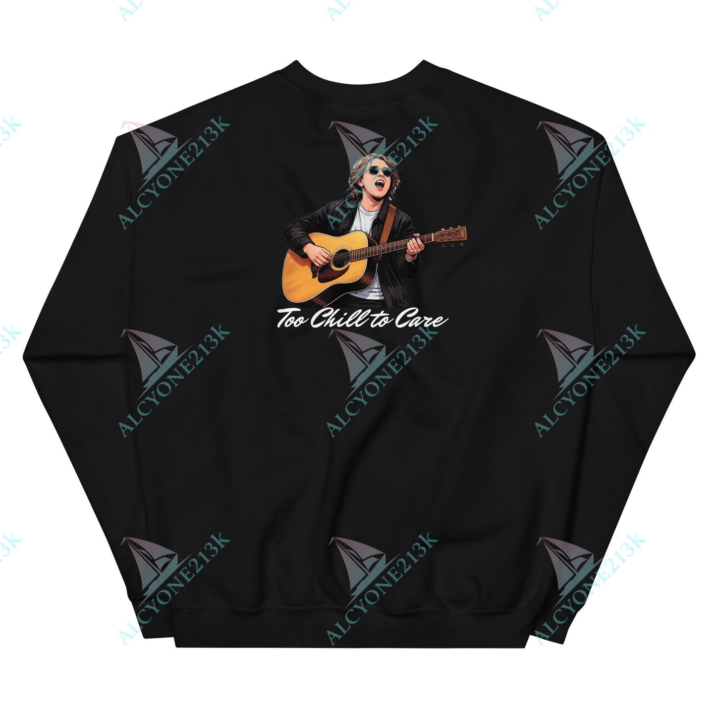 Alcyone213k Lewis Capaldi Unisex Sweatshirt - To Chill To Care - Funny Quotes