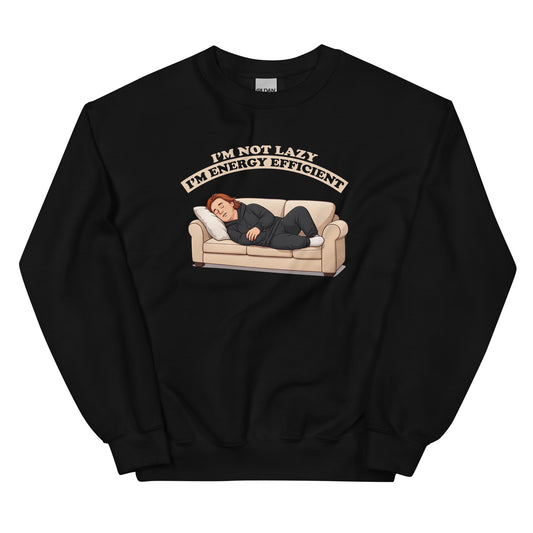 Alcyone213k Lewis Capaldi Unisex SweatshirtI'm Not Lazy - Funny Quotes Black