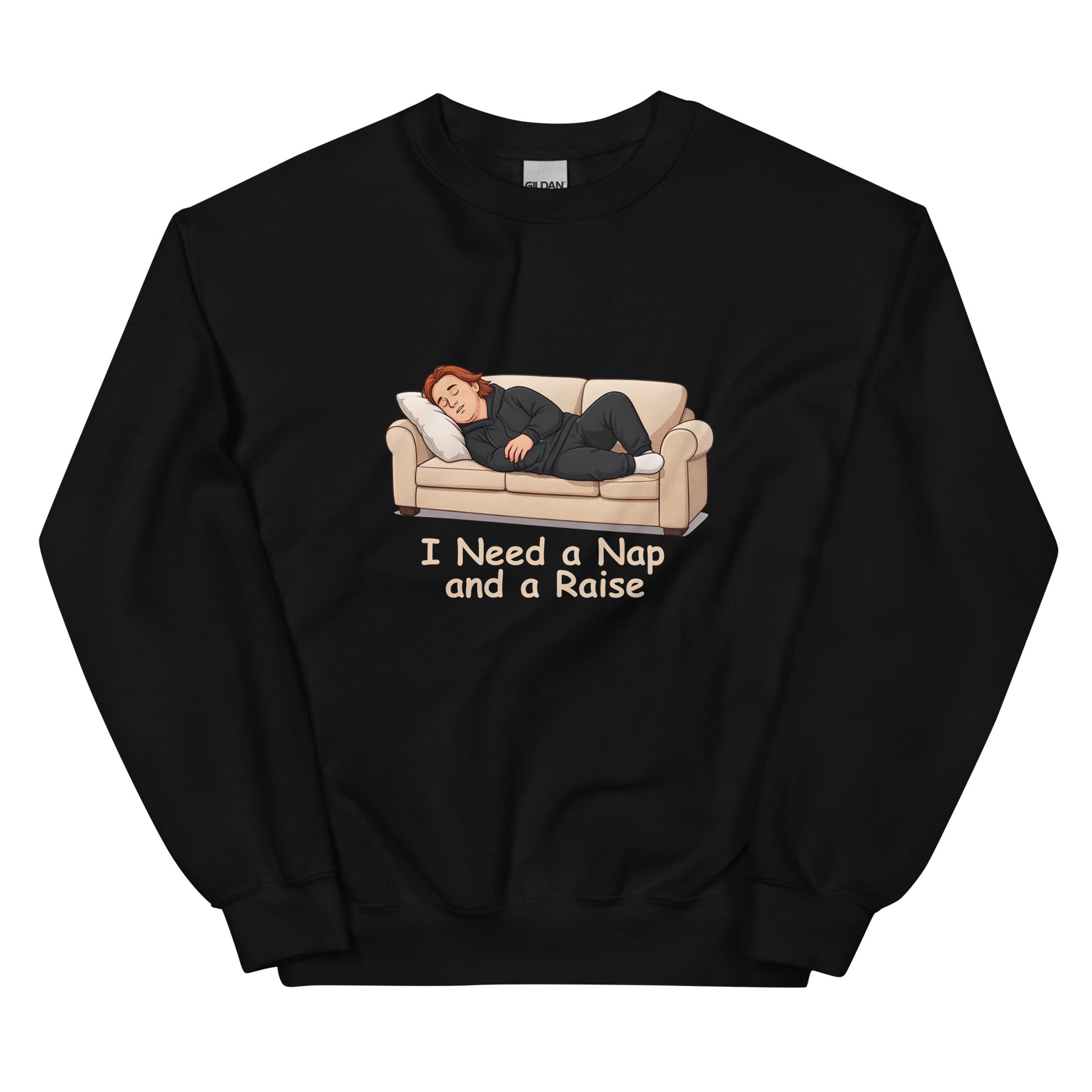 Alcyone213k Lewis Capaldi Unisex Sweatshirt - I Need A Nap - Funny Quotes Black