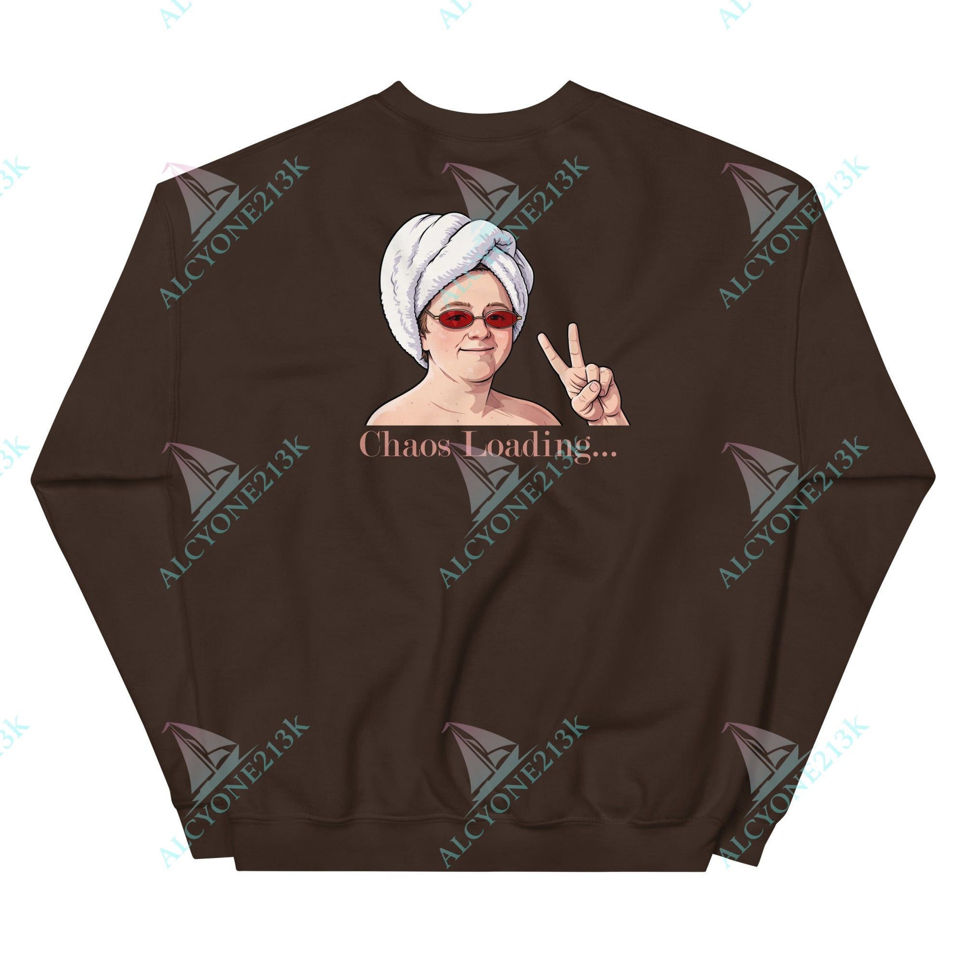 Alcyone213k Lewis Capaldi Unisex Sweatshirt - Chaos Loading - Funny Quotes