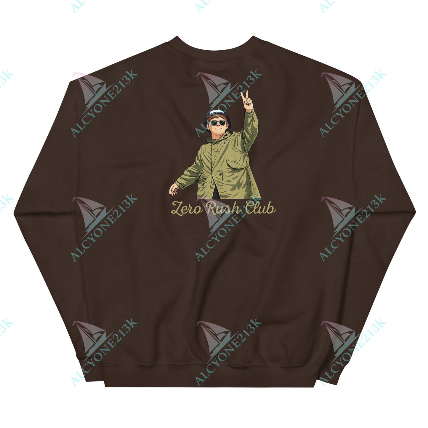 Alcyone213k Lewis Capaldi Unisex Sweatshirt - Rush Club - Funny Quotes