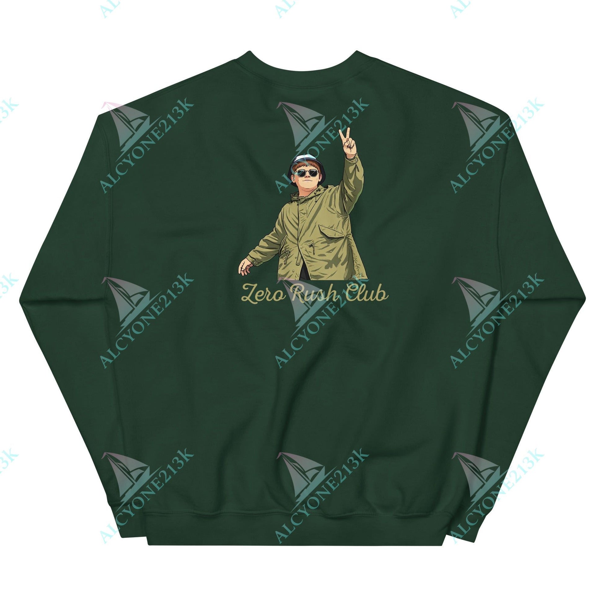 Alcyone213k Lewis Capaldi Unisex Sweatshirt - Rush Club - Funny Quotes