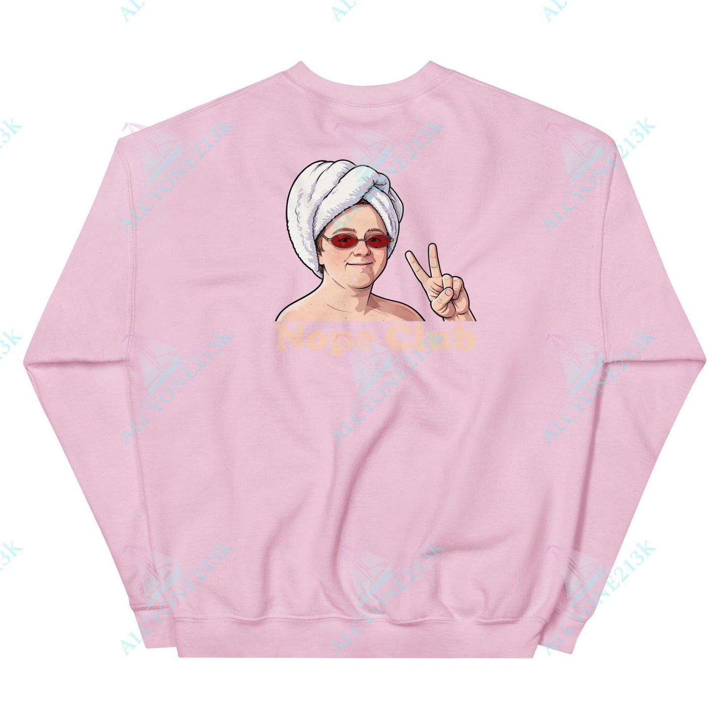 Alcyone213k Lewis Capaldi Unisex Sweatshirt - Nope Club - Funny Quotes