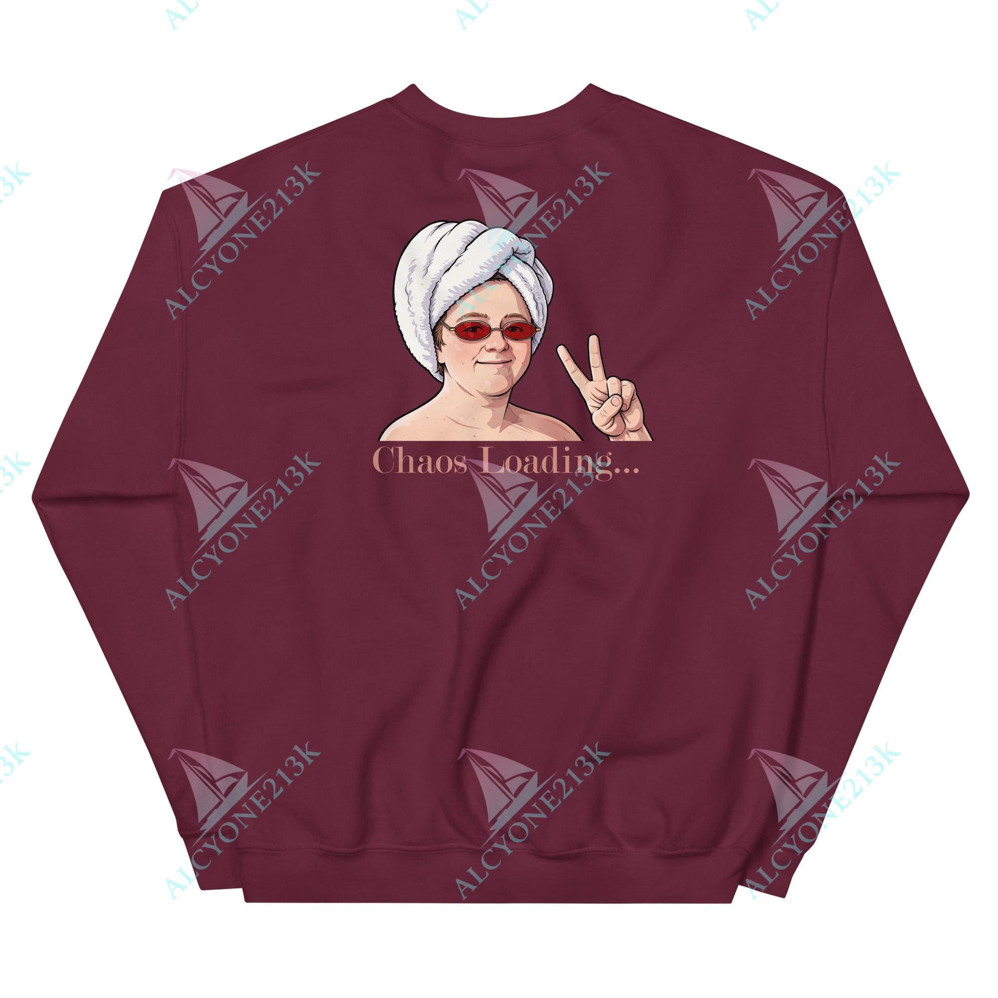 Alcyone213k Lewis Capaldi Unisex Sweatshirt - Chaos Loading - Funny Quotes