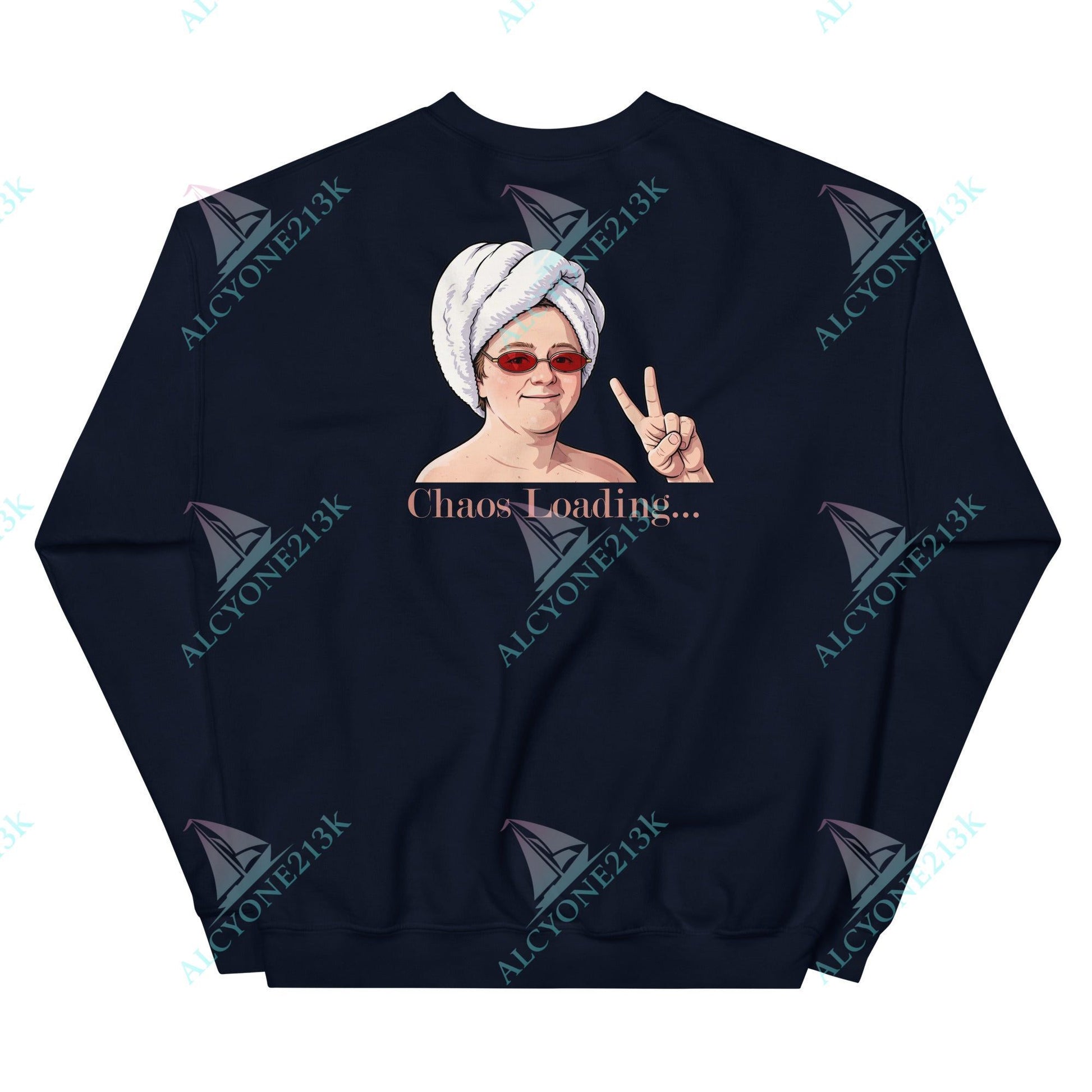 Alcyone213k Lewis Capaldi Unisex Sweatshirt - Chaos Loading - Funny Quotes