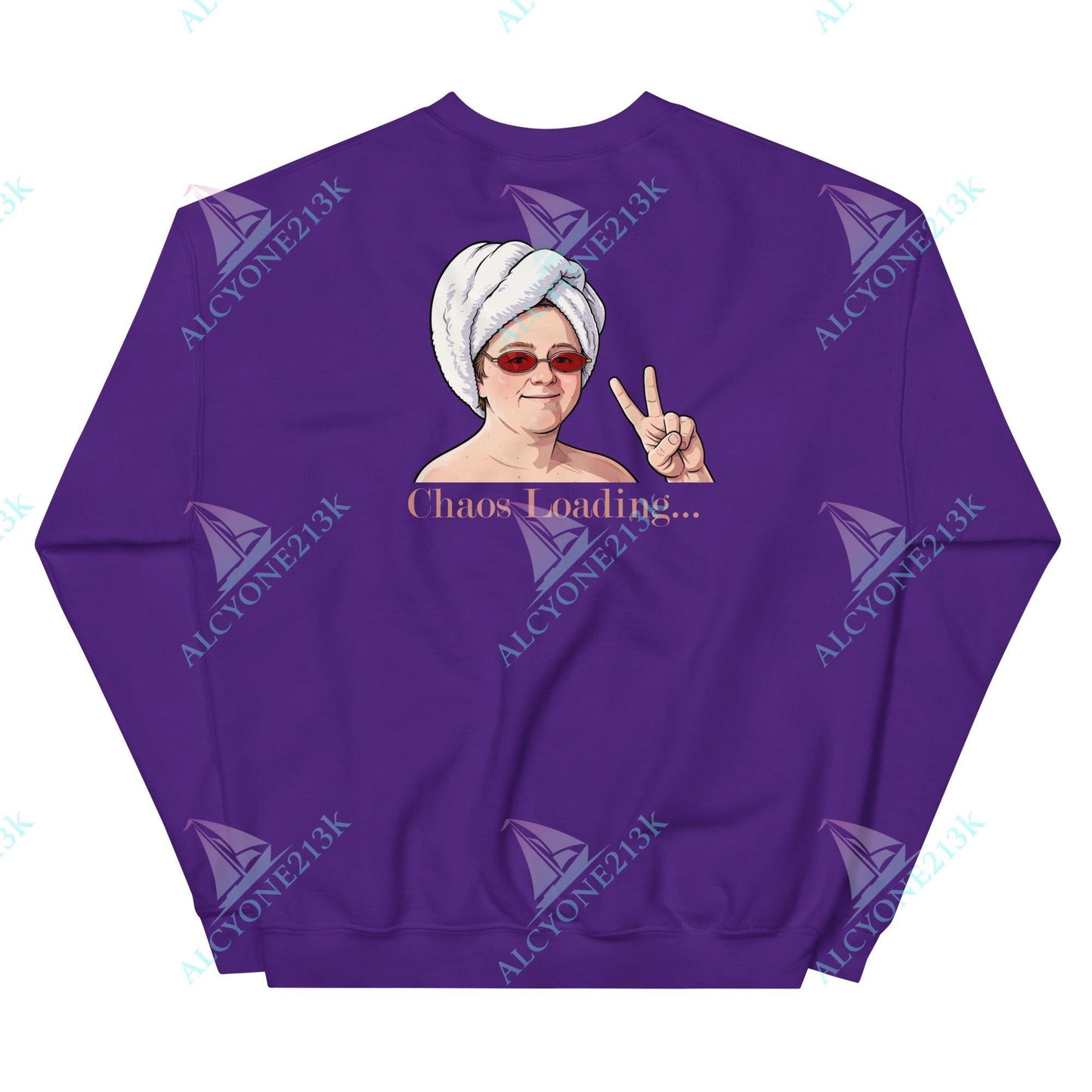 Alcyone213k Lewis Capaldi Unisex Sweatshirt - Chaos Loading - Funny Quotes