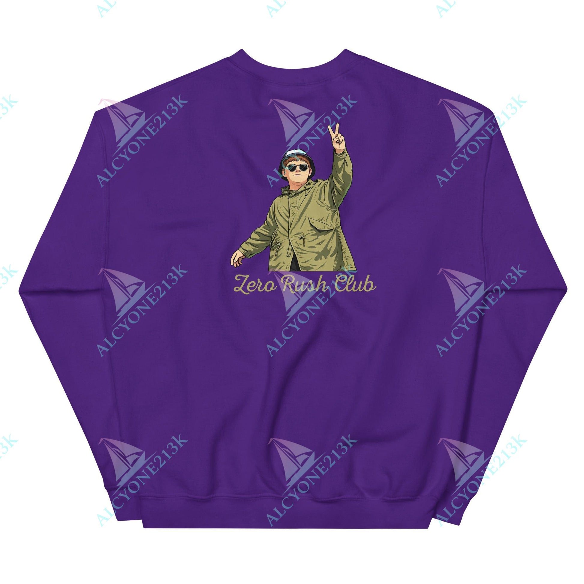 Alcyone213k Lewis Capaldi Unisex Sweatshirt - Rush Club - Funny Quotes