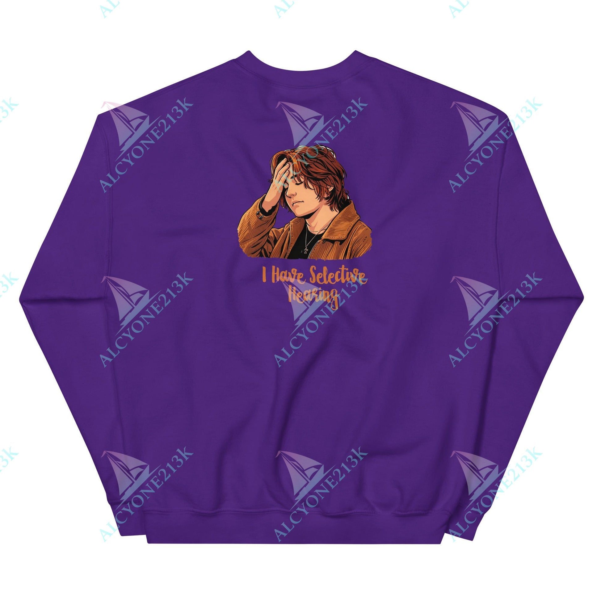 Alcyone213k Lewis Capaldi Unisex Sweatshirt - I Hate Selective Hearing - Funny Quotes