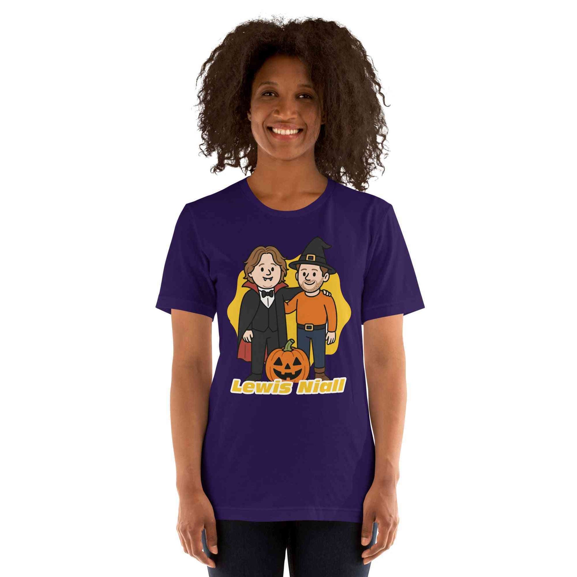Lewis Capaldi & Niall Horan Unisex Halloween T-Shirt | Music Fan Apparel Alcyone213k