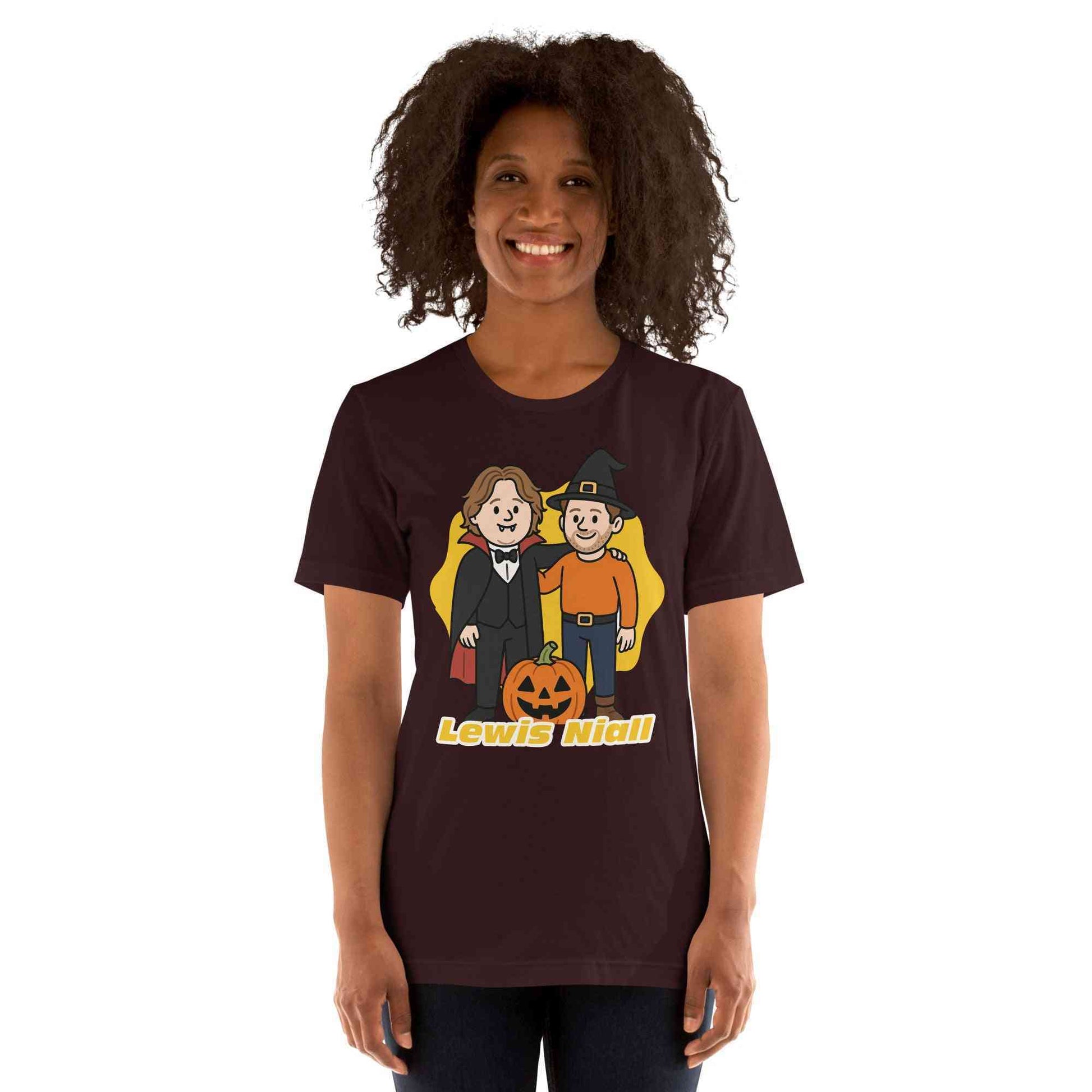 Lewis Capaldi & Niall Horan Unisex Halloween T-Shirt | Music Fan Apparel Alcyone213k