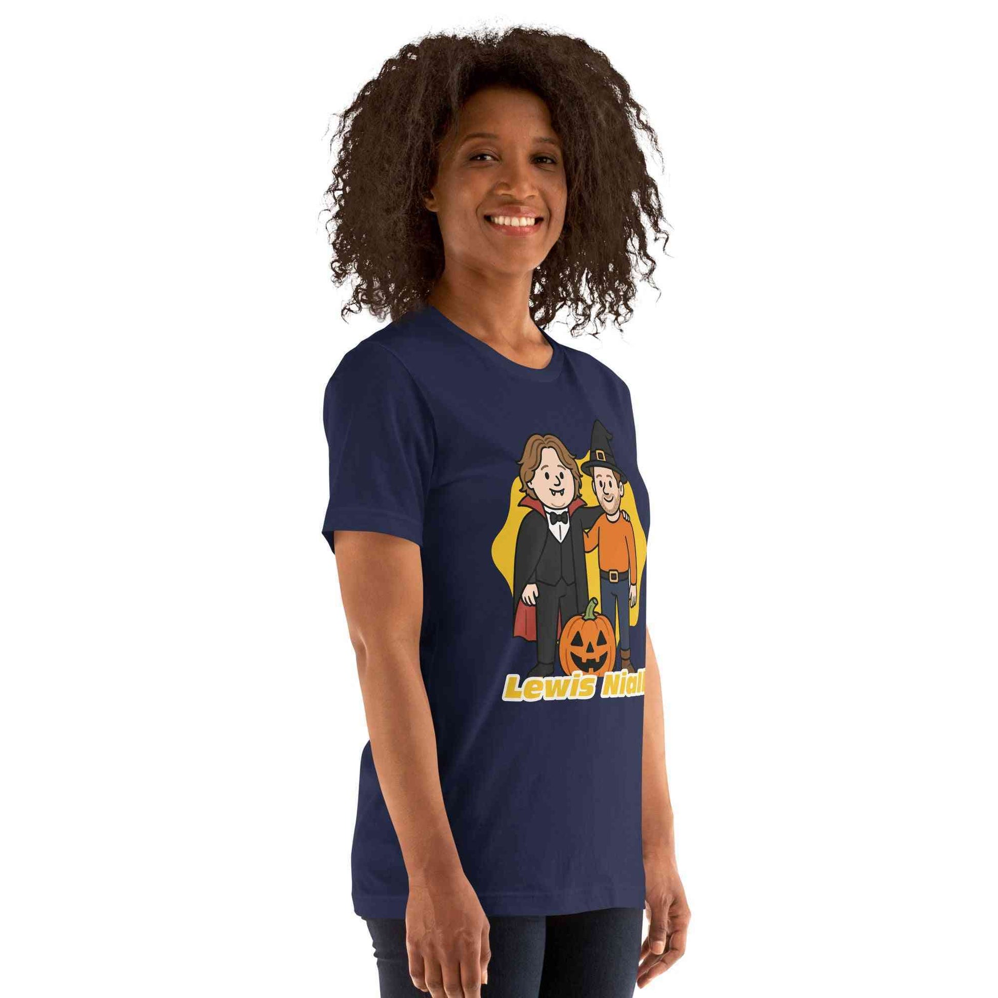 Lewis Capaldi & Niall Horan Unisex Halloween T-Shirt | Music Fan Apparel Alcyone213k