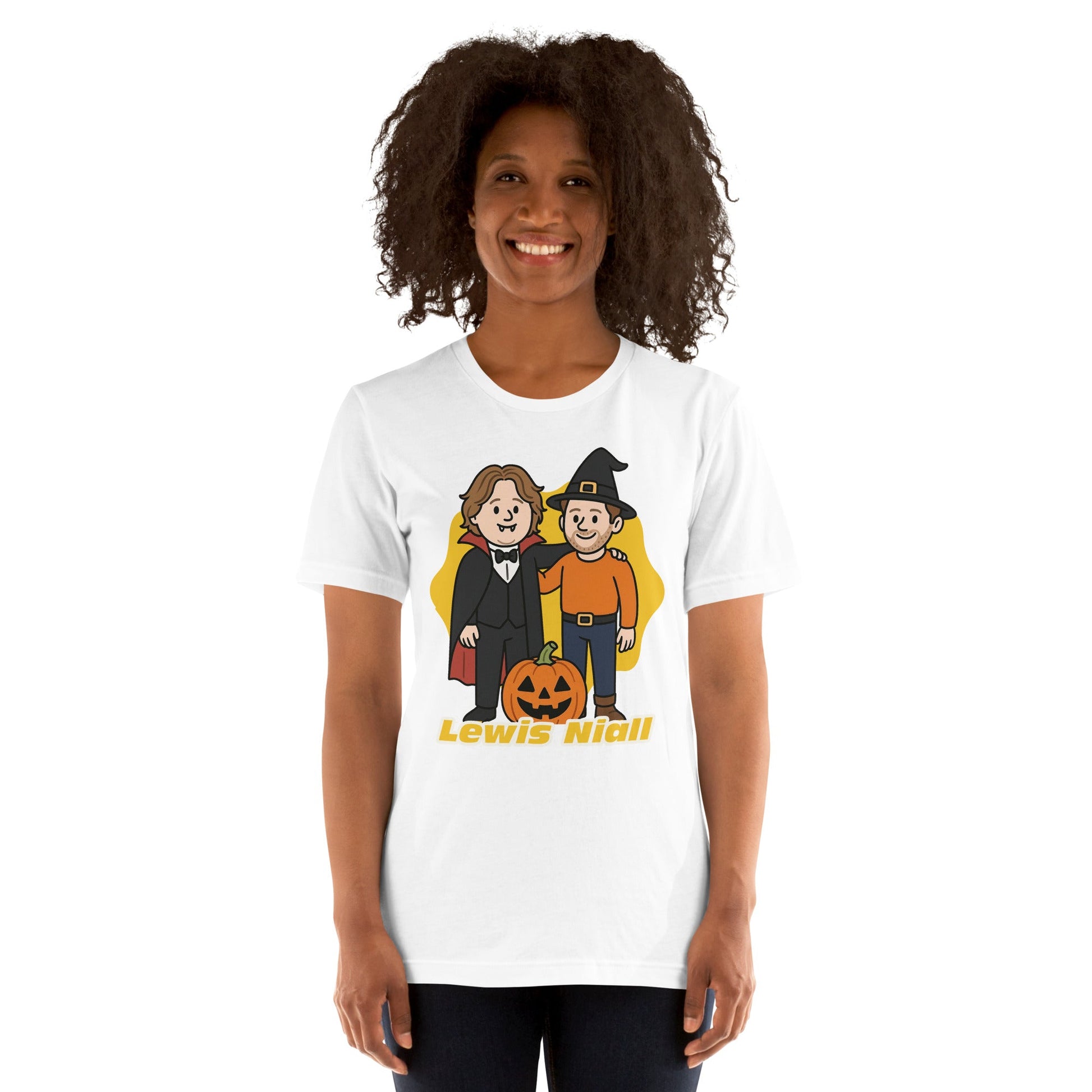 Lewis Capaldi & Niall Horan Unisex Halloween T-Shirt | Music Fan Apparel Alcyone213k