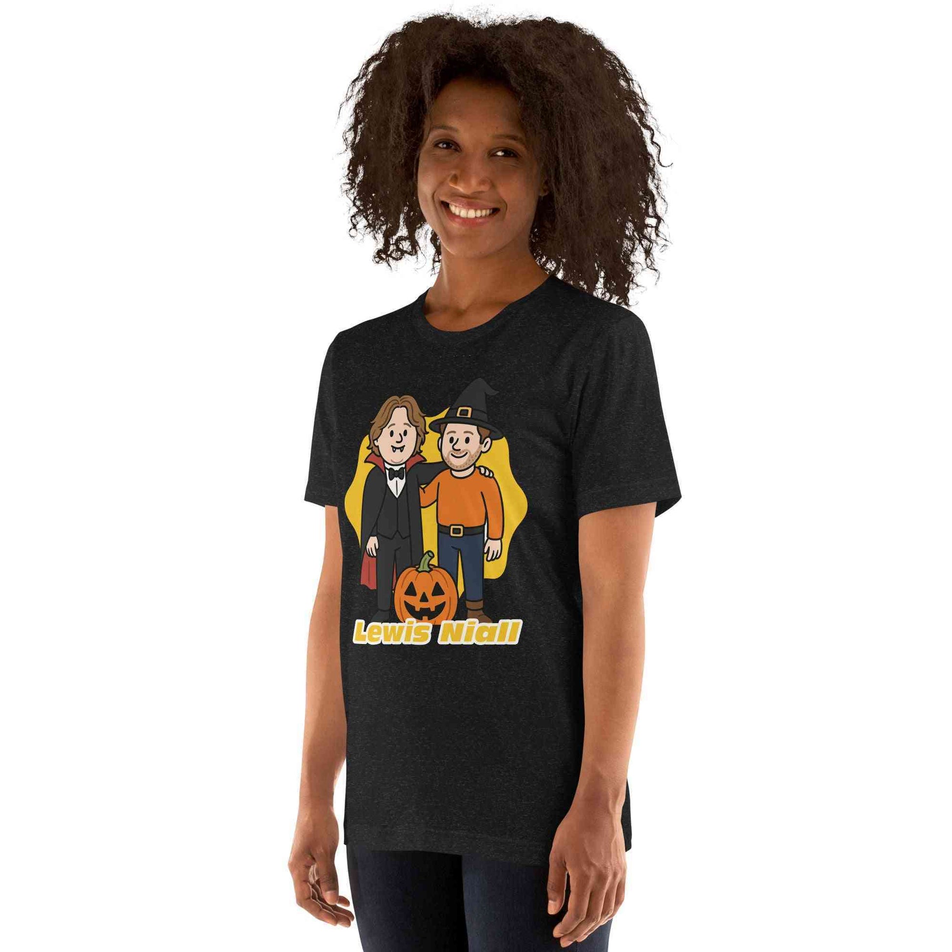 Lewis Capaldi & Niall Horan Unisex Halloween T-Shirt | Music Fan Apparel Alcyone213k