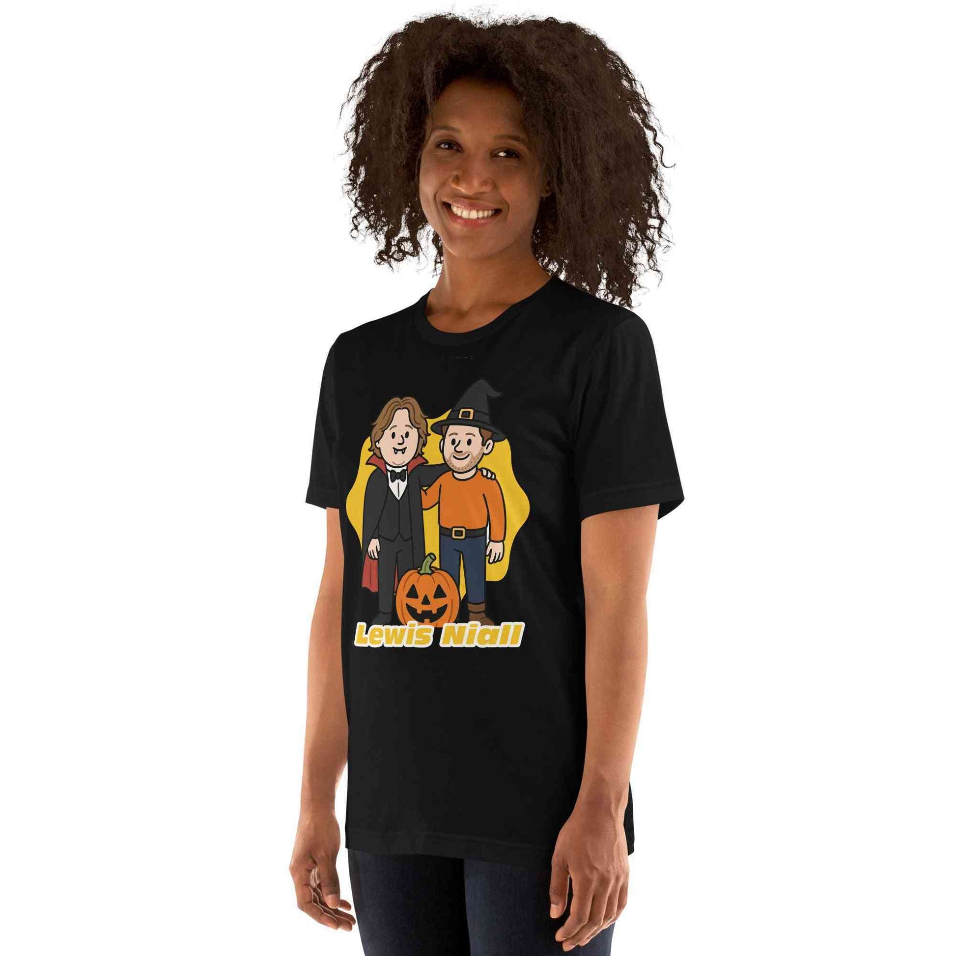 Lewis Capaldi & Niall Horan Unisex Halloween T-Shirt | Music Fan Apparel Alcyone213k