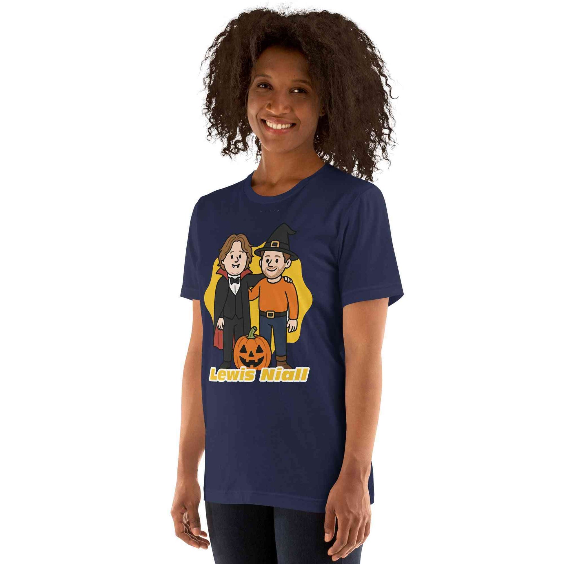 Lewis Capaldi & Niall Horan Unisex Halloween T-Shirt | Music Fan Apparel Alcyone213k