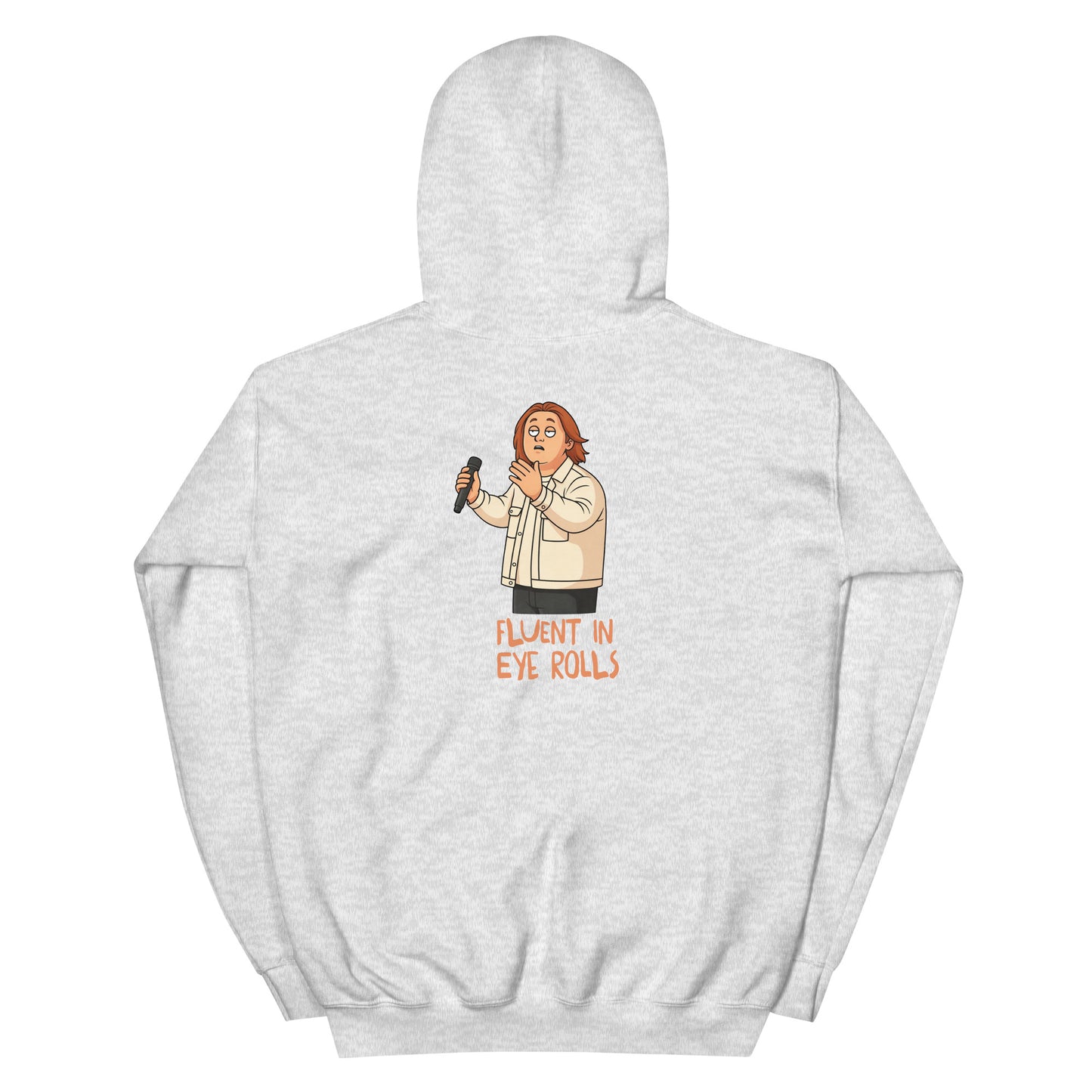 Alcyone213k Lewis Capaldi Unisex Hoodie - Fluent In Eye Rolls - Funny Quotes