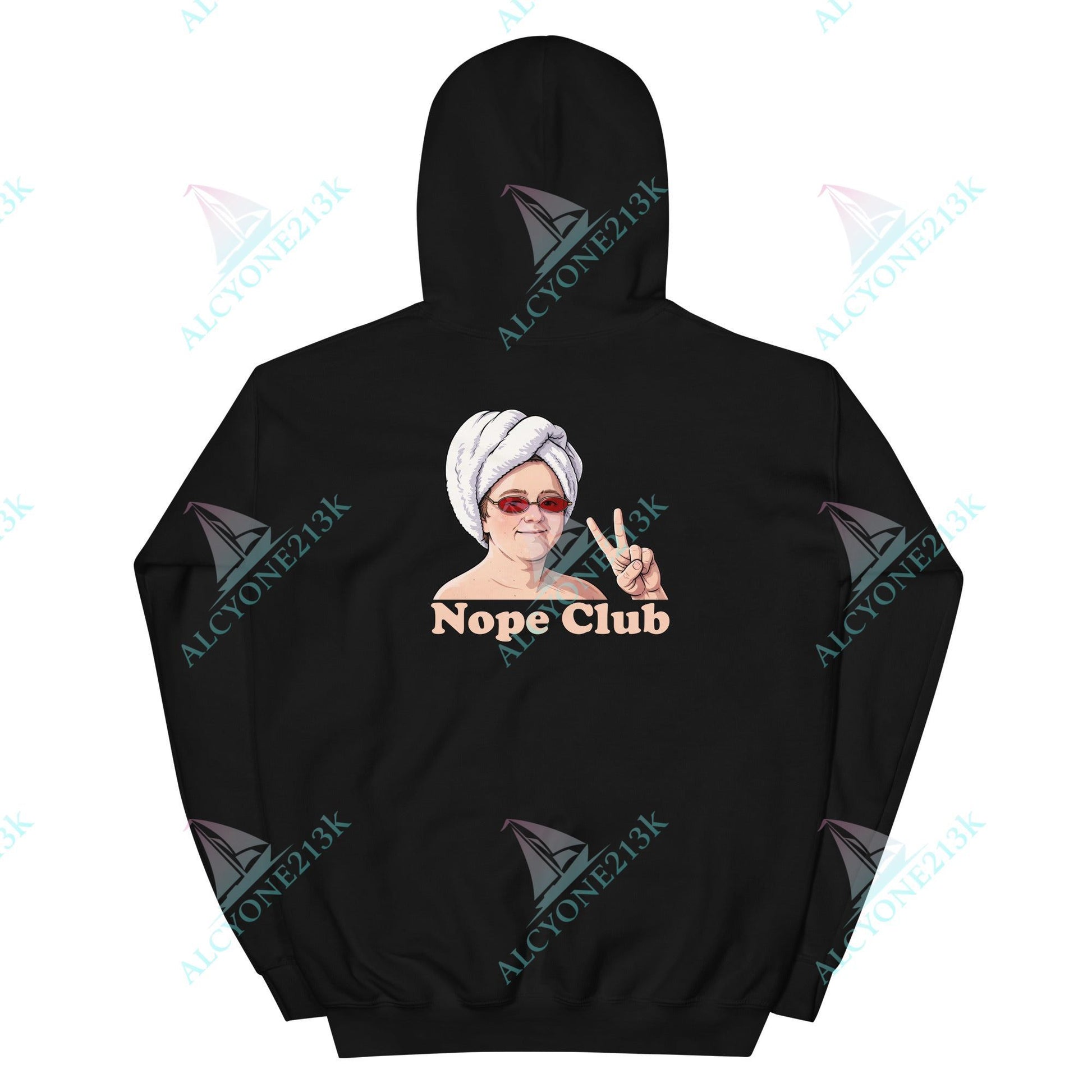 Alcyone213k Lewis Capaldi Unisex Hoodie - Nope Club - Funny Quotes