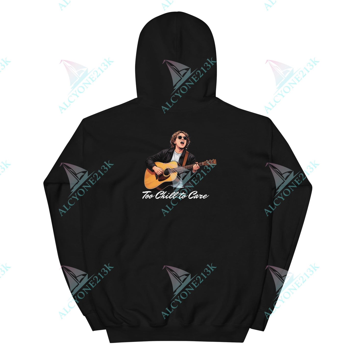 Alcyone213k Lewis Capaldi Unisex Hoodie - To Chill To Care - Funny Quotes