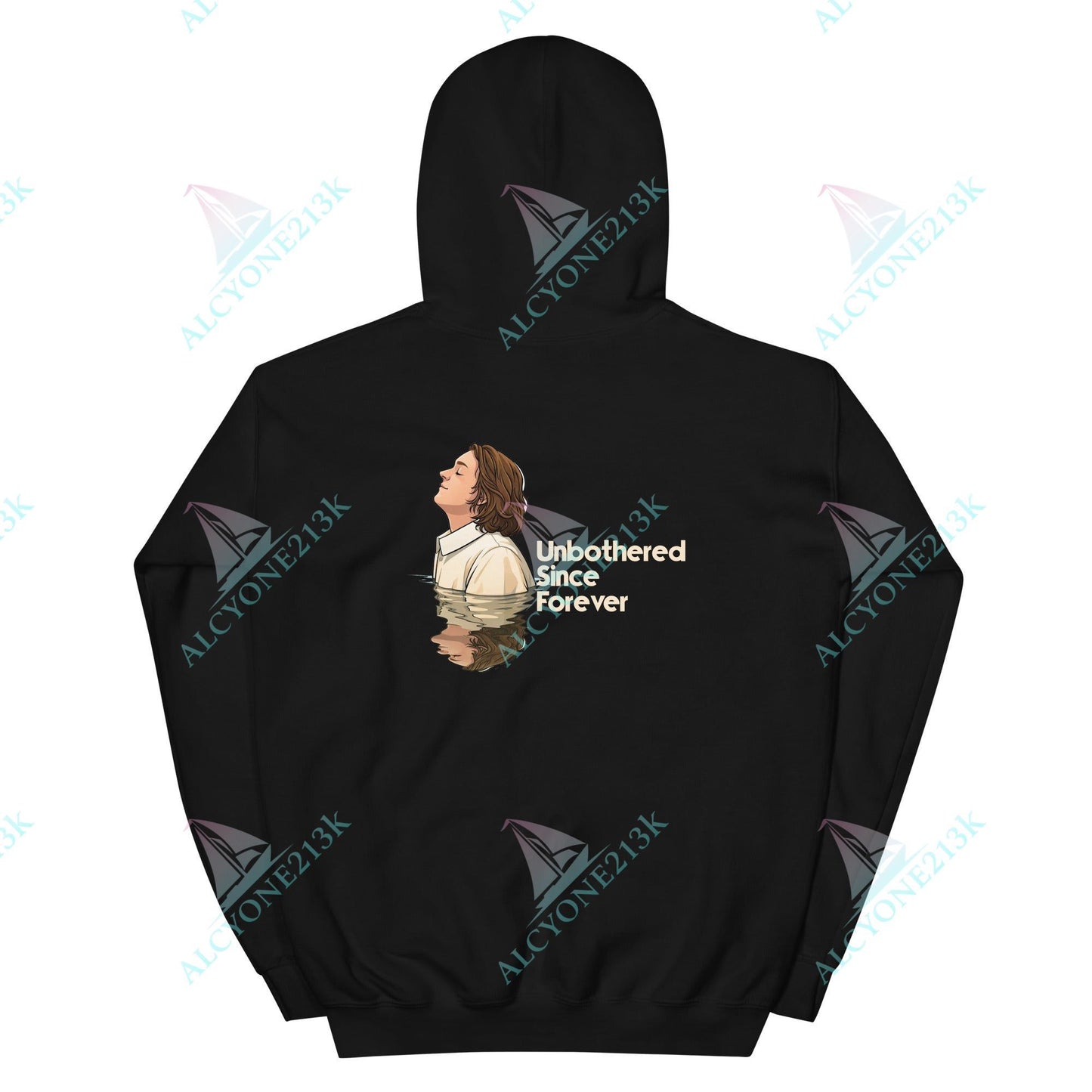 Alcyone213k Lewis Capaldi Unisex Hoodie - Unbothered Since Forever - Funny Quotes