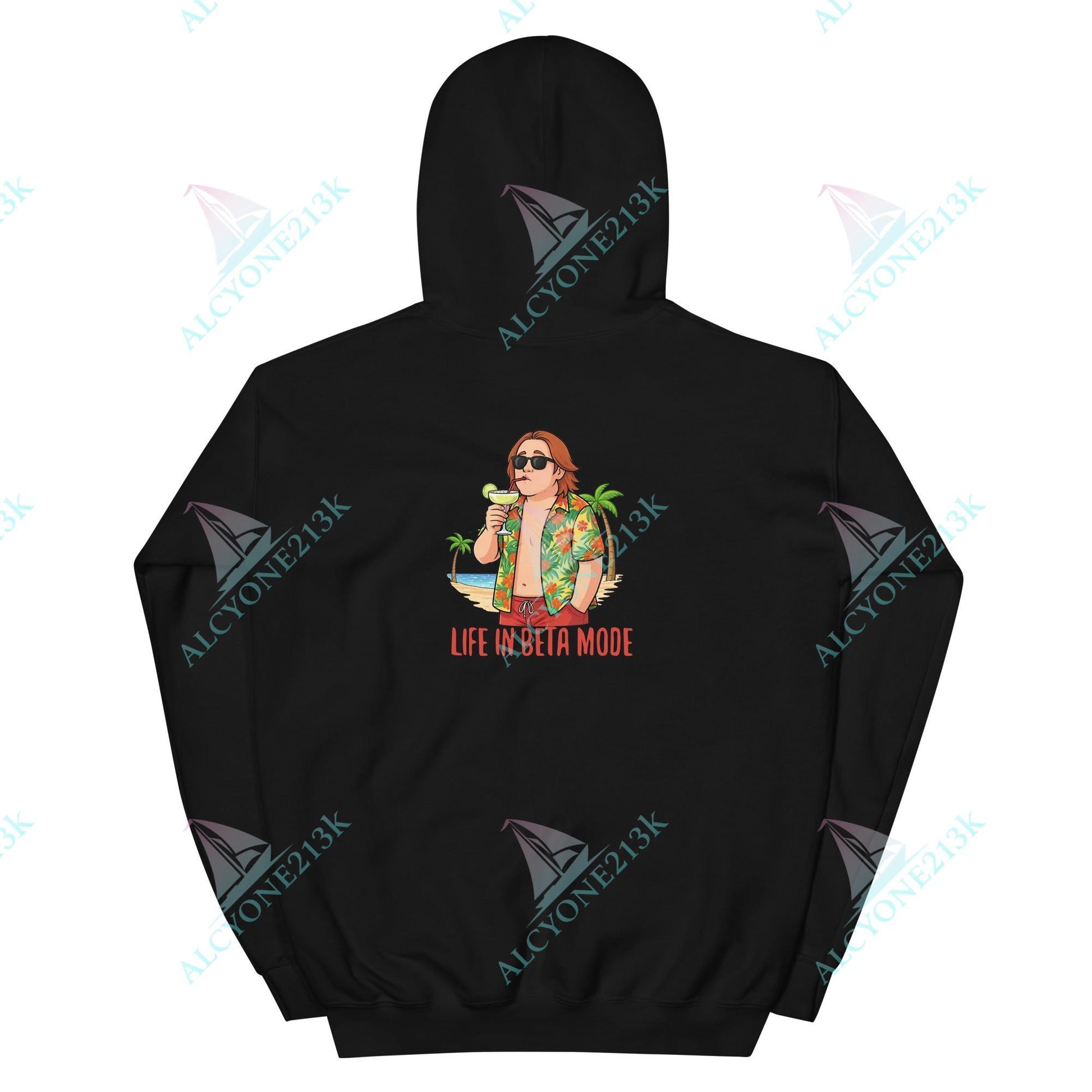 Alcyone213k Lewis Capaldi Unisex Hoodie - Life In Beta Mode - Funny Quotes