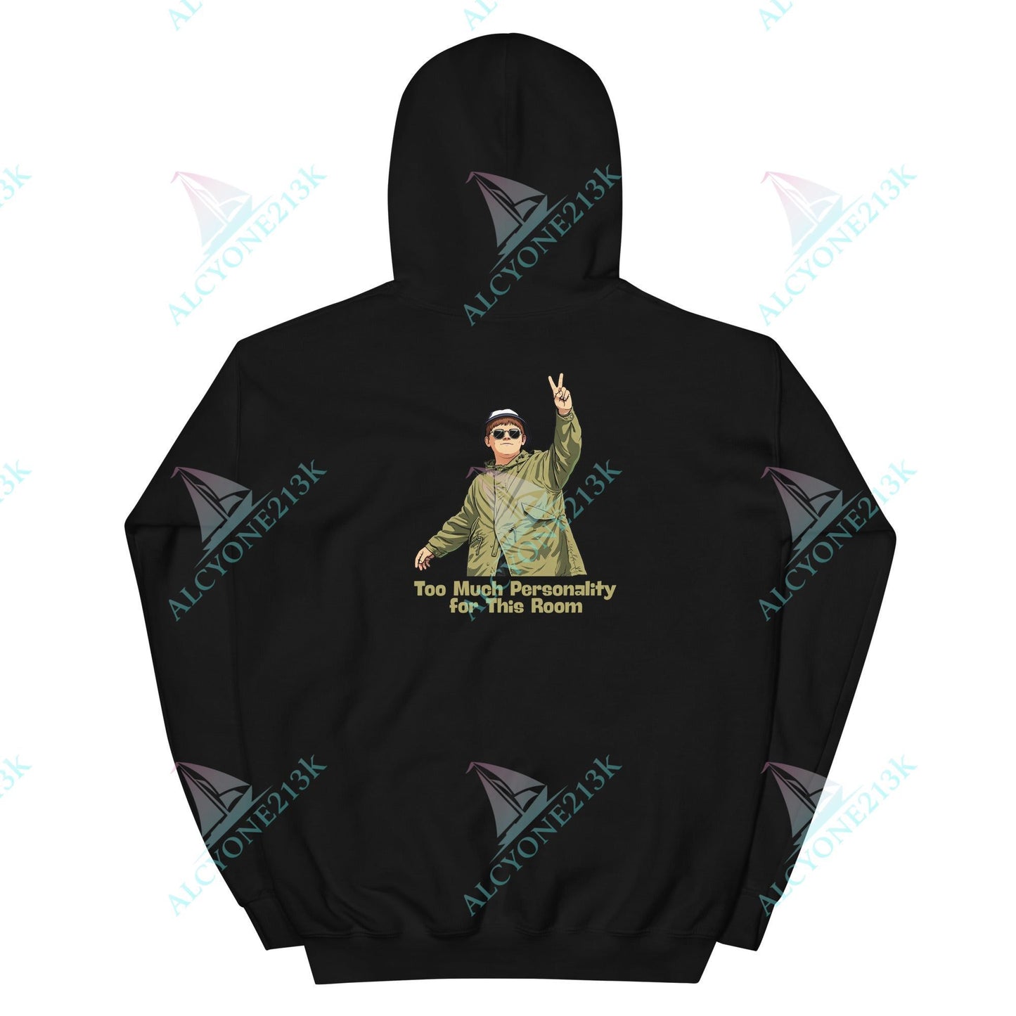 Alcyone213k Lewis Capaldi Unisex Hoodie - Too Much Personality - Funny Quotes