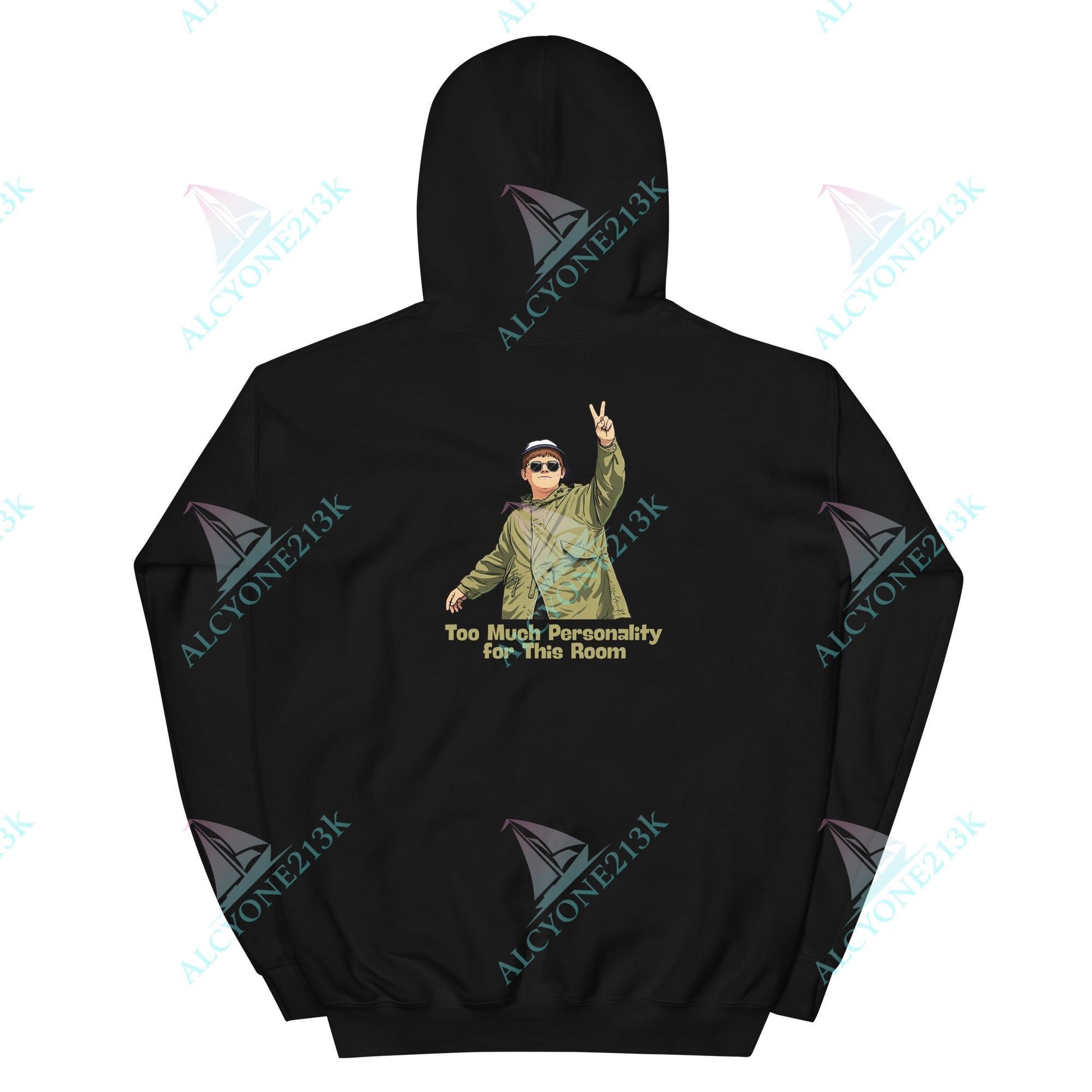 Alcyone213k Lewis Capaldi Unisex Hoodie - Too Much Personality - Funny Quotes