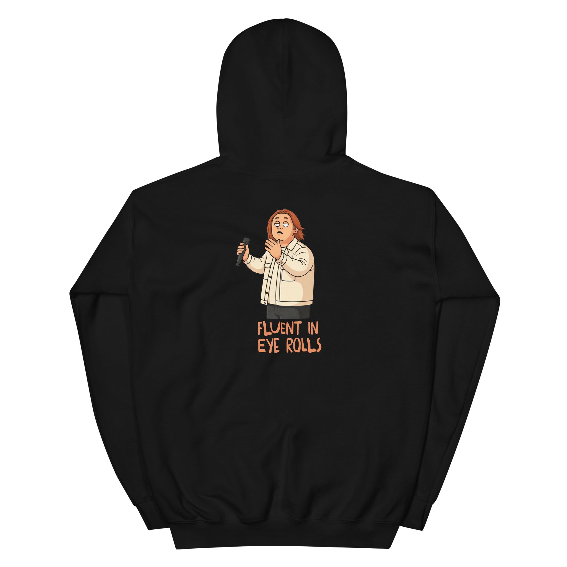 Alcyone213k Lewis Capaldi Unisex Hoodie - Fluent In Eye Rolls - Funny Quotes
