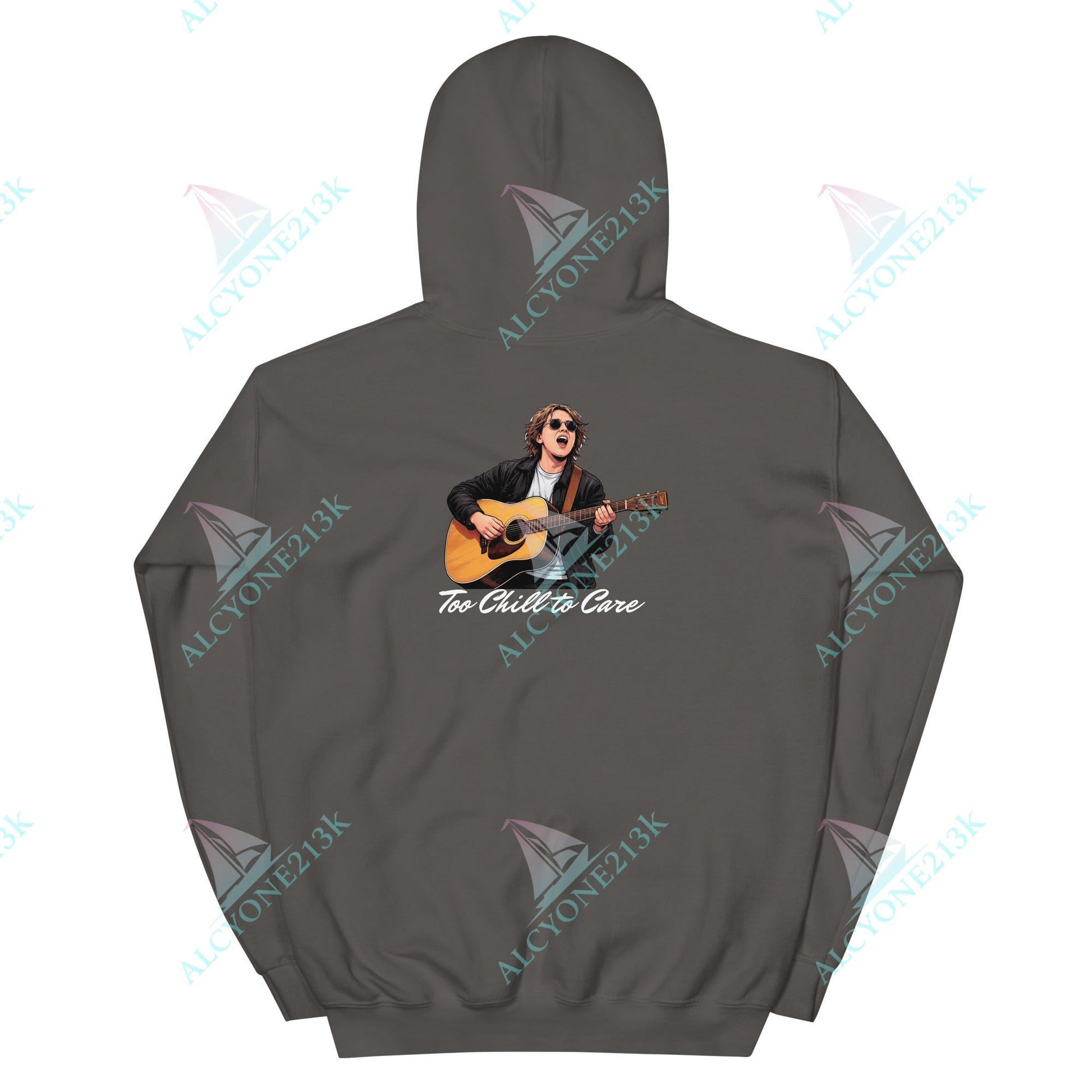 Alcyone213k Lewis Capaldi Unisex Hoodie - To Chill To Care - Funny Quotes