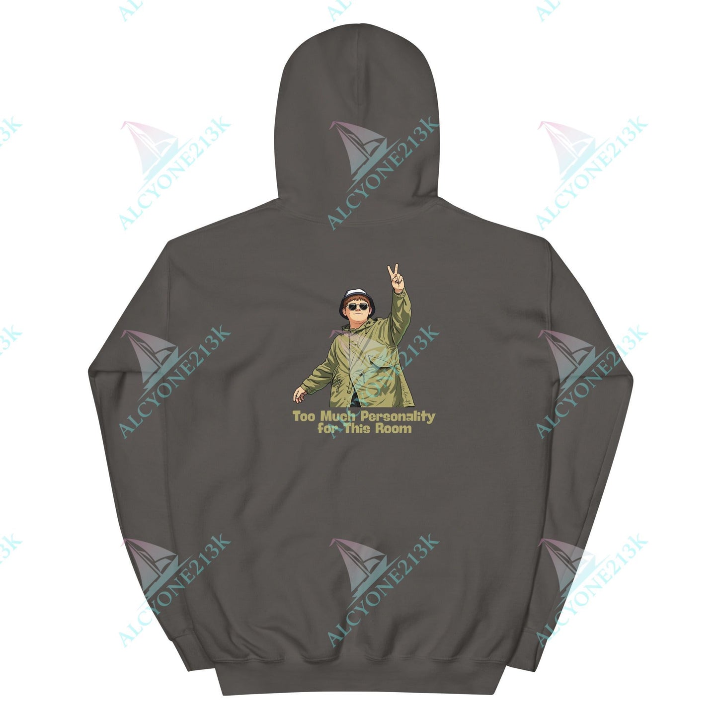 Alcyone213k Lewis Capaldi Unisex Hoodie - Too Much Personality - Funny Quotes