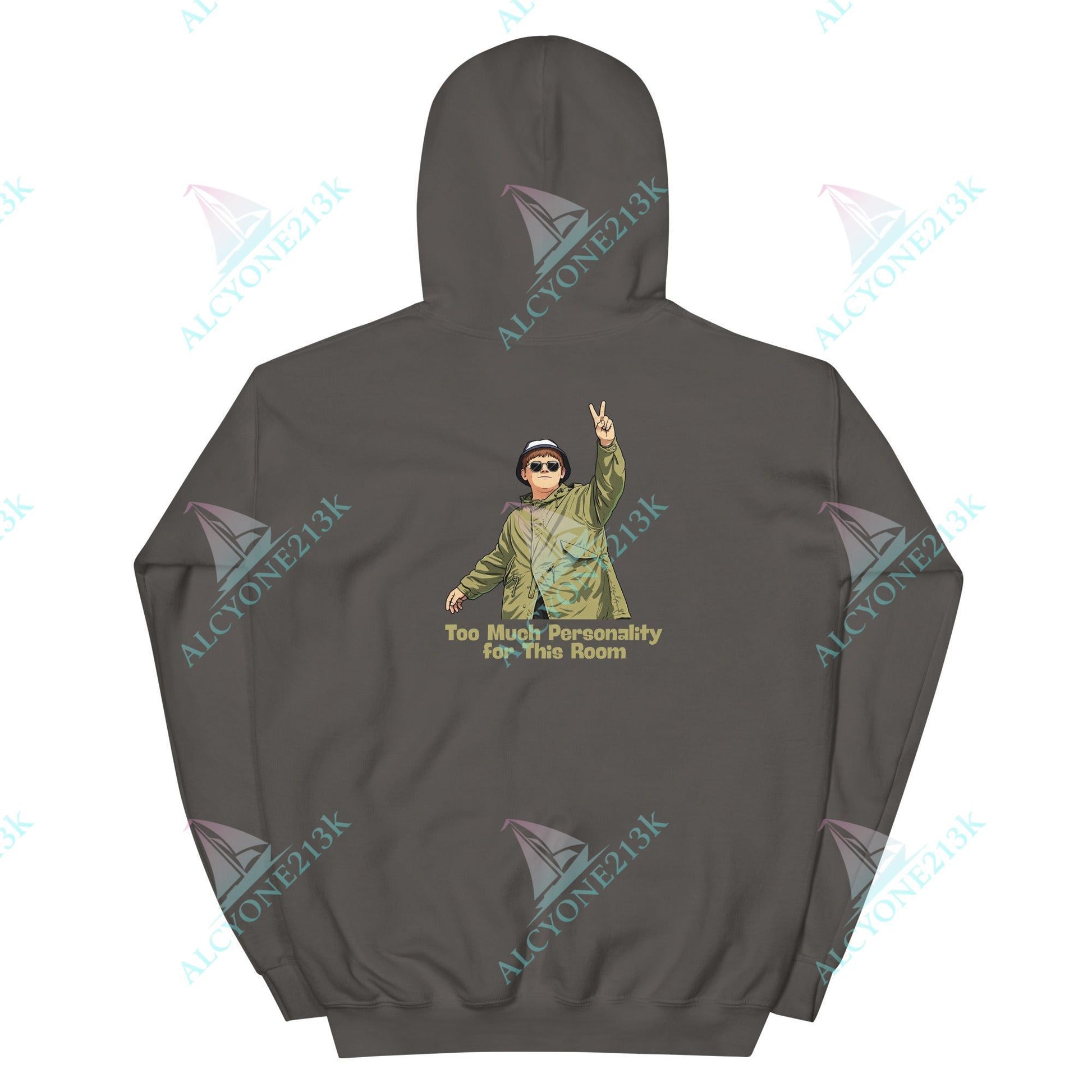 Alcyone213k Lewis Capaldi Unisex Hoodie - Too Much Personality - Funny Quotes