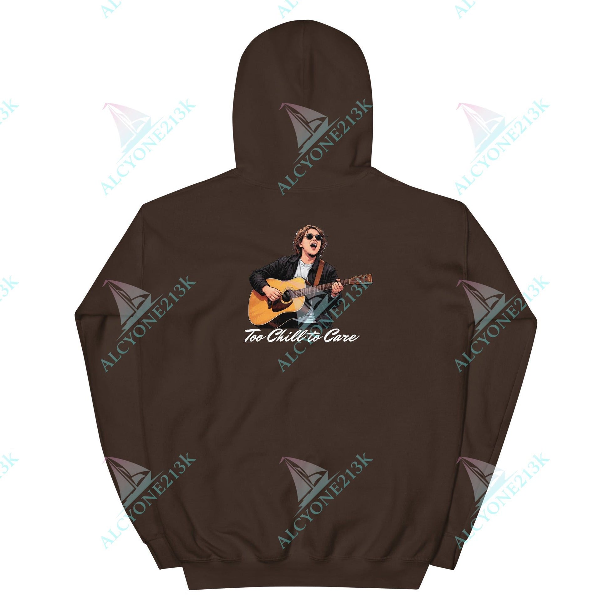 Alcyone213k Lewis Capaldi Unisex Hoodie - To Chill To Care - Funny Quotes