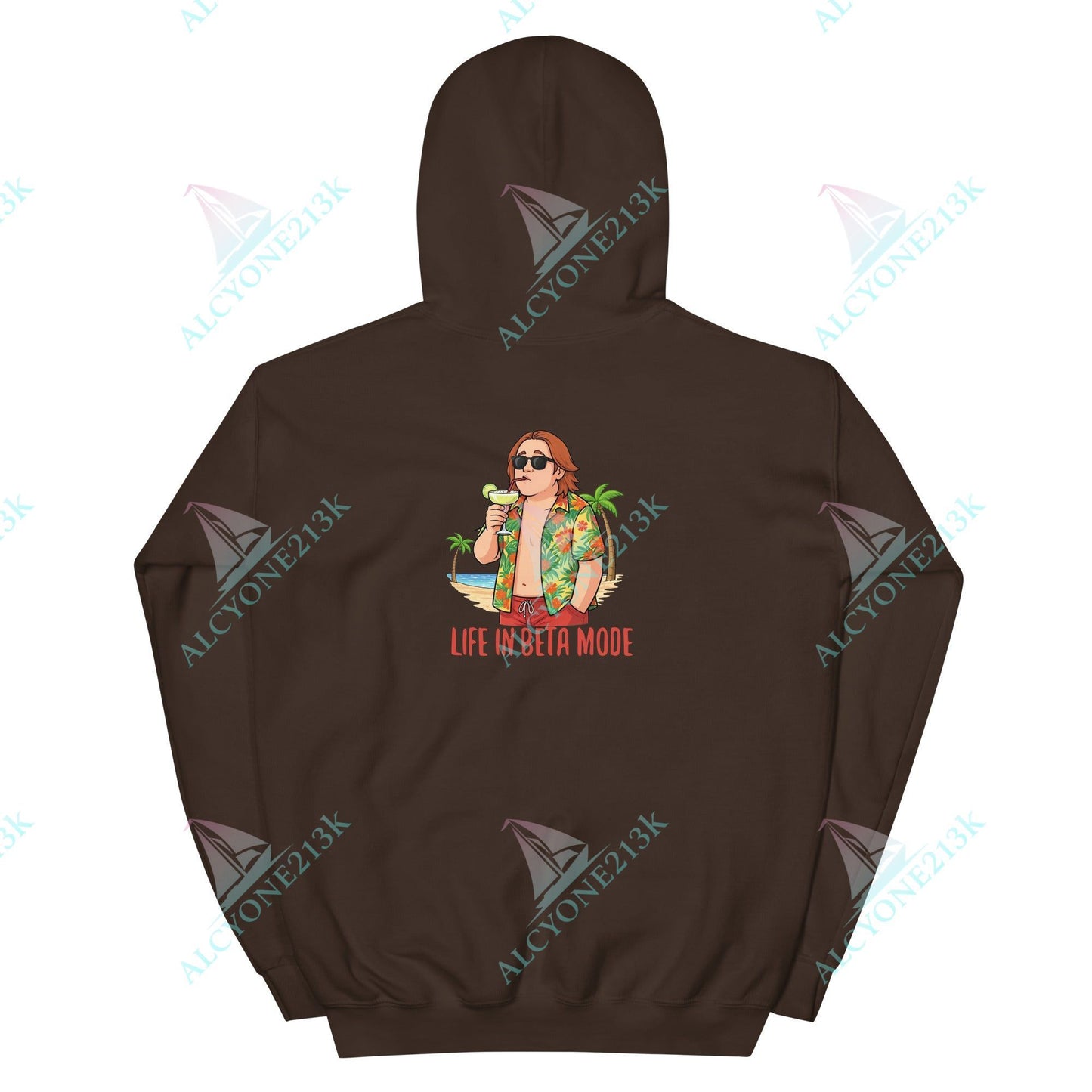 Alcyone213k Lewis Capaldi Unisex Hoodie - Life In Beta Mode - Funny Quotes