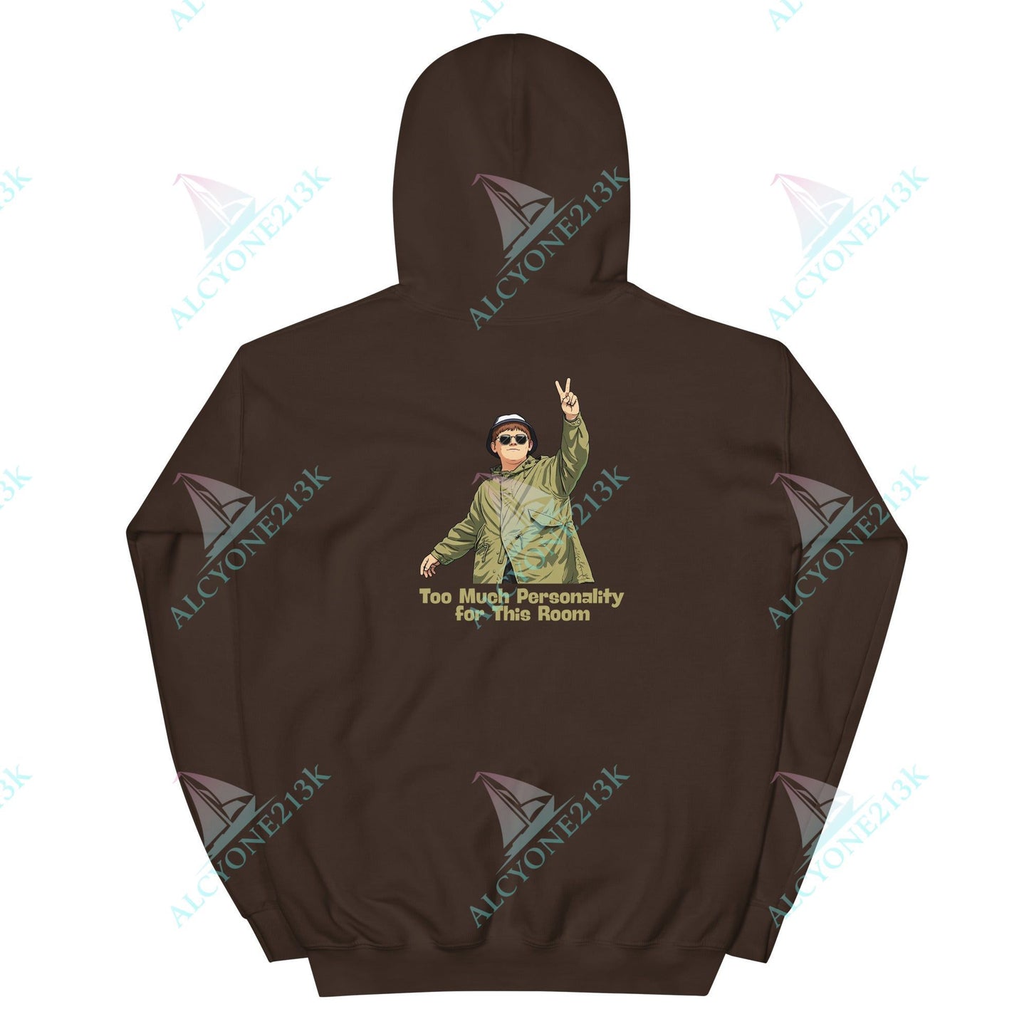 Alcyone213k Lewis Capaldi Unisex Hoodie - Too Much Personality - Funny Quotes