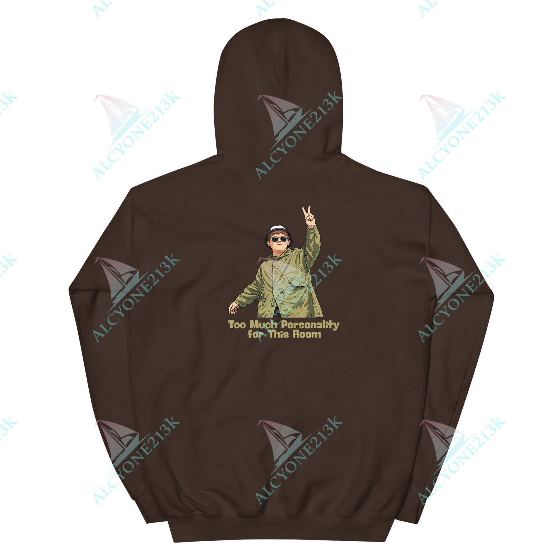 Alcyone213k Lewis Capaldi Unisex Hoodie - Too Much Personality - Funny Quotes