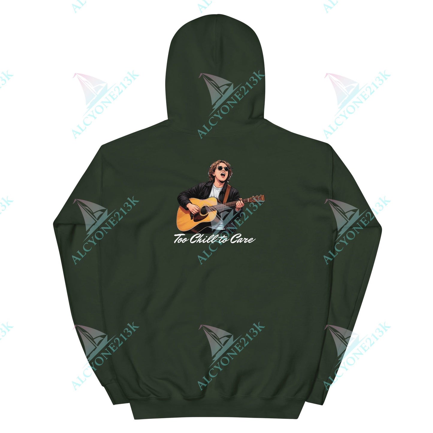 Alcyone213k Lewis Capaldi Unisex Hoodie - To Chill To Care - Funny Quotes