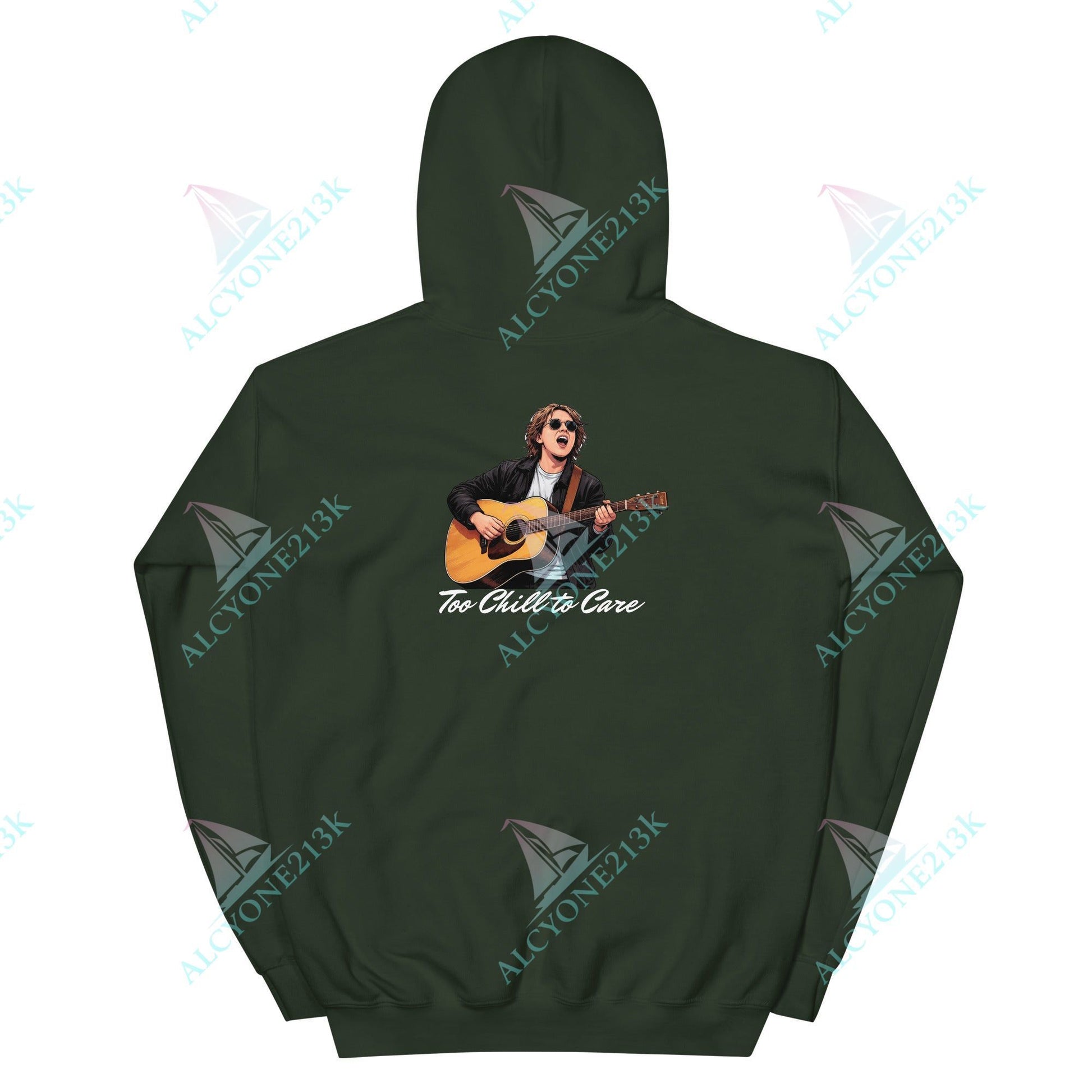 Alcyone213k Lewis Capaldi Unisex Hoodie - To Chill To Care - Funny Quotes