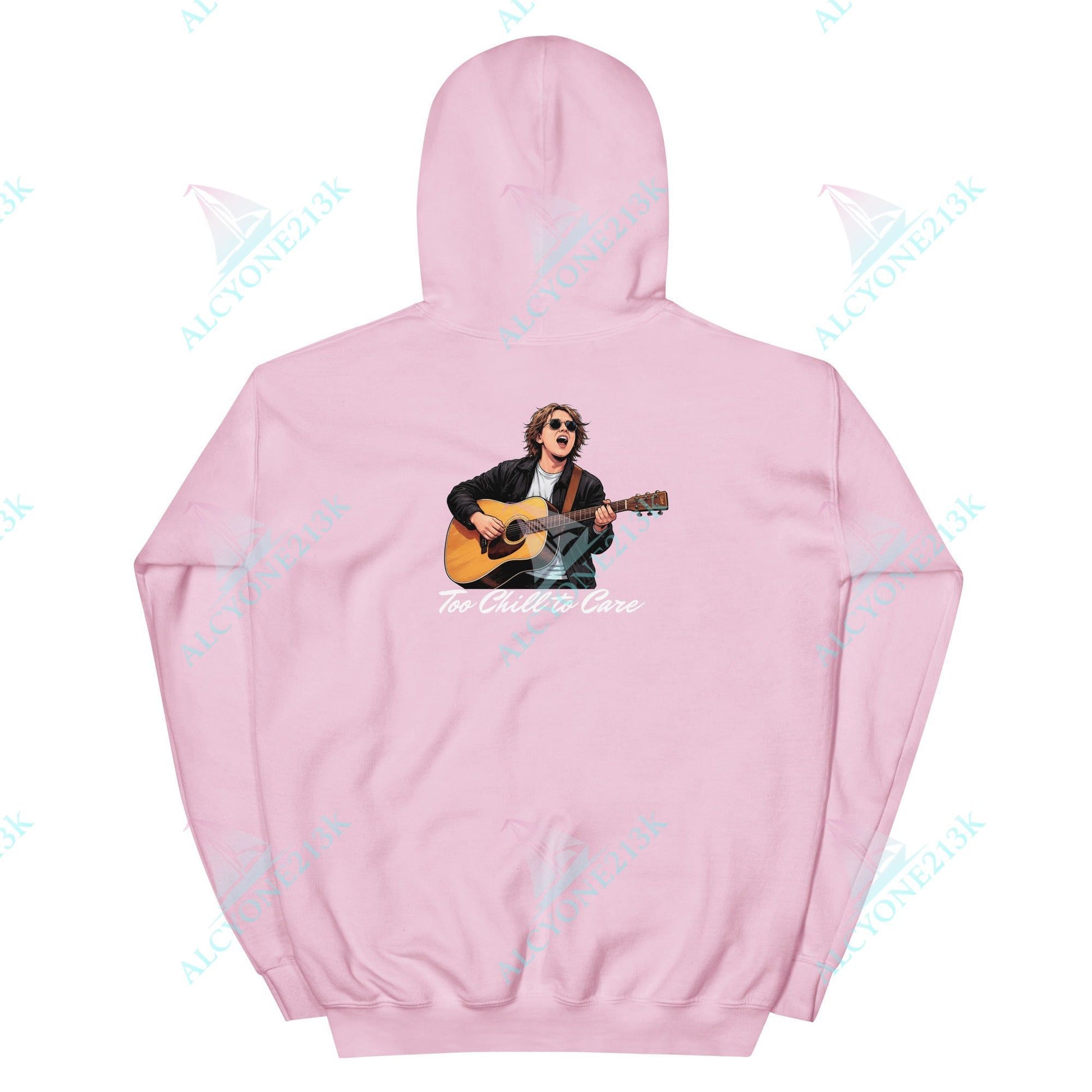 Alcyone213k Lewis Capaldi Unisex Hoodie - To Chill To Care - Funny Quotes