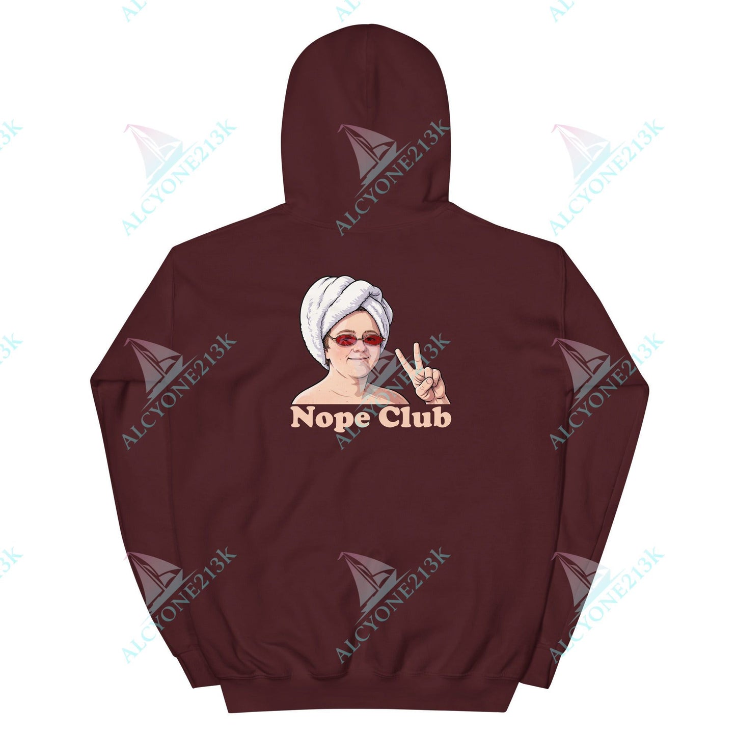 Alcyone213k Lewis Capaldi Unisex Hoodie - Nope Club - Funny Quotes