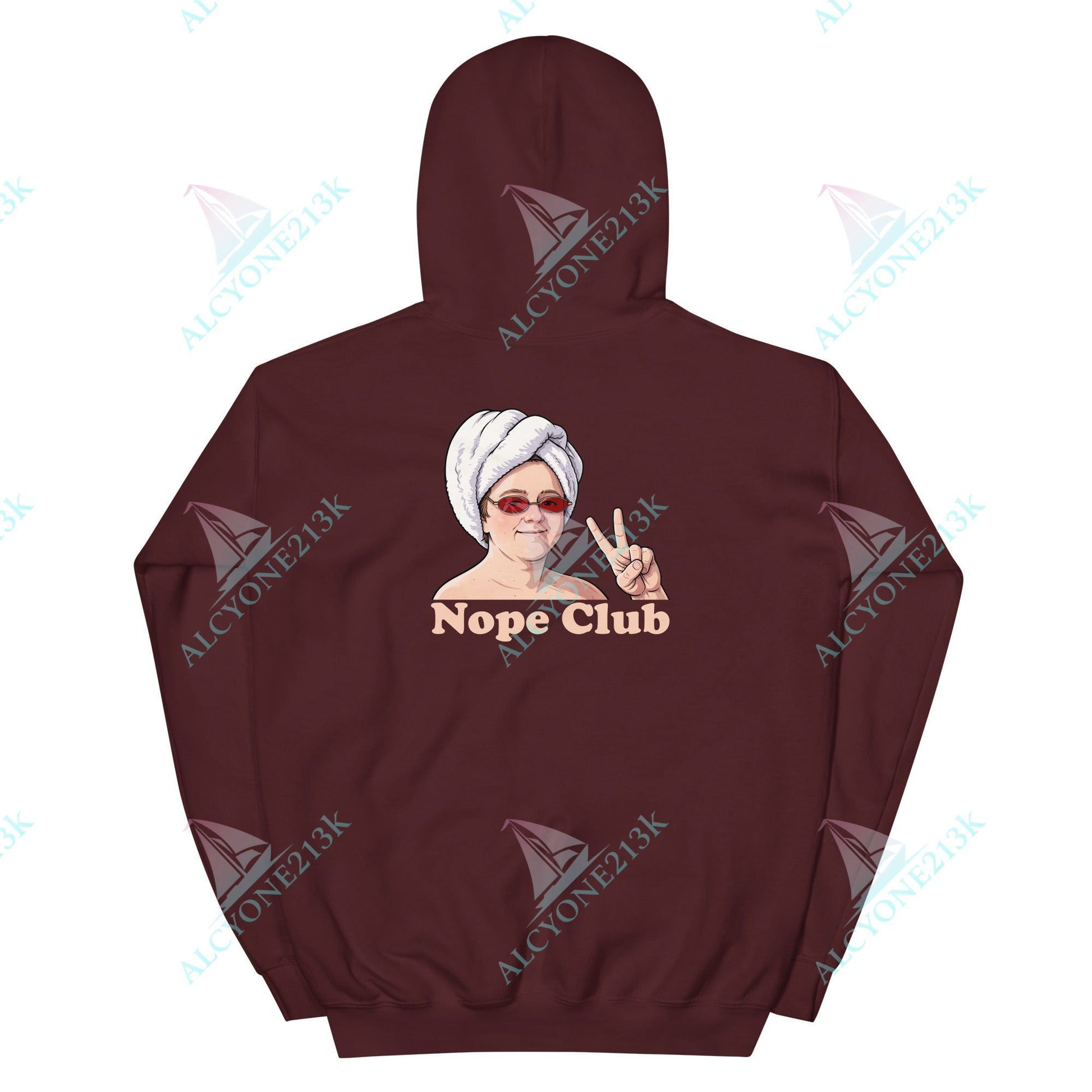 Alcyone213k Lewis Capaldi Unisex Hoodie - Nope Club - Funny Quotes