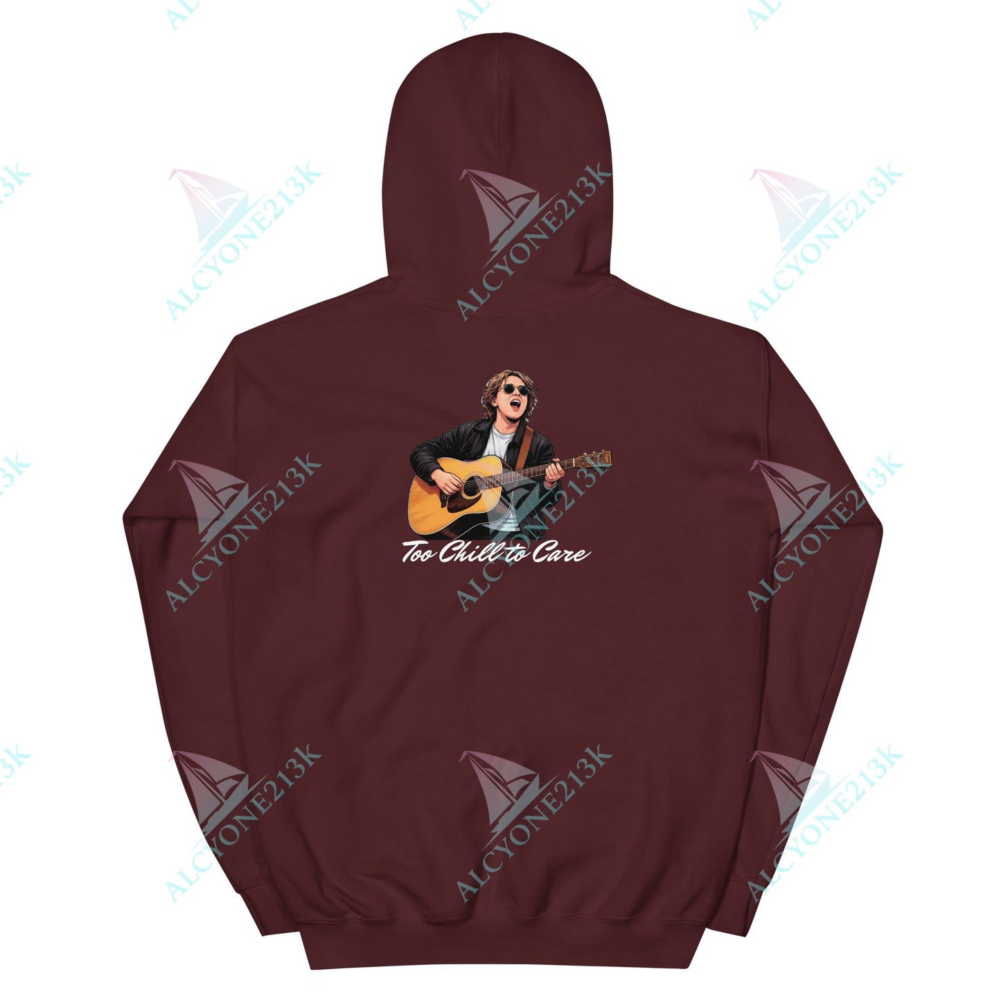 Alcyone213k Lewis Capaldi Unisex Hoodie - To Chill To Care - Funny Quotes