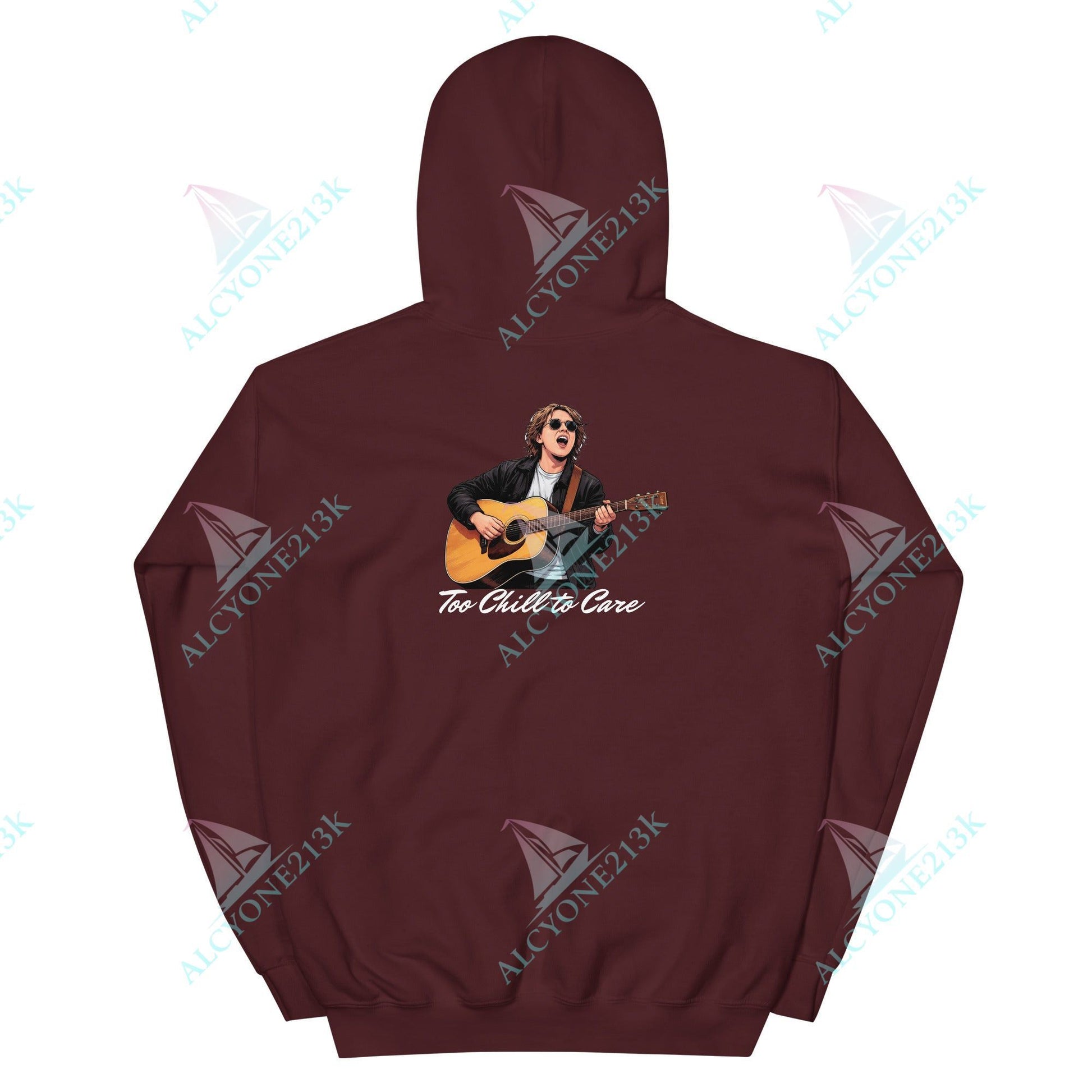 Alcyone213k Lewis Capaldi Unisex Hoodie - To Chill To Care - Funny Quotes