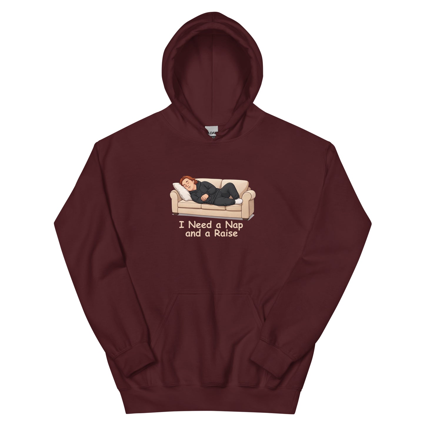 Alcyone213k Lewis Capaldi Unisex Hoodie - I Need A Nap - Funny Quotes Maroon
