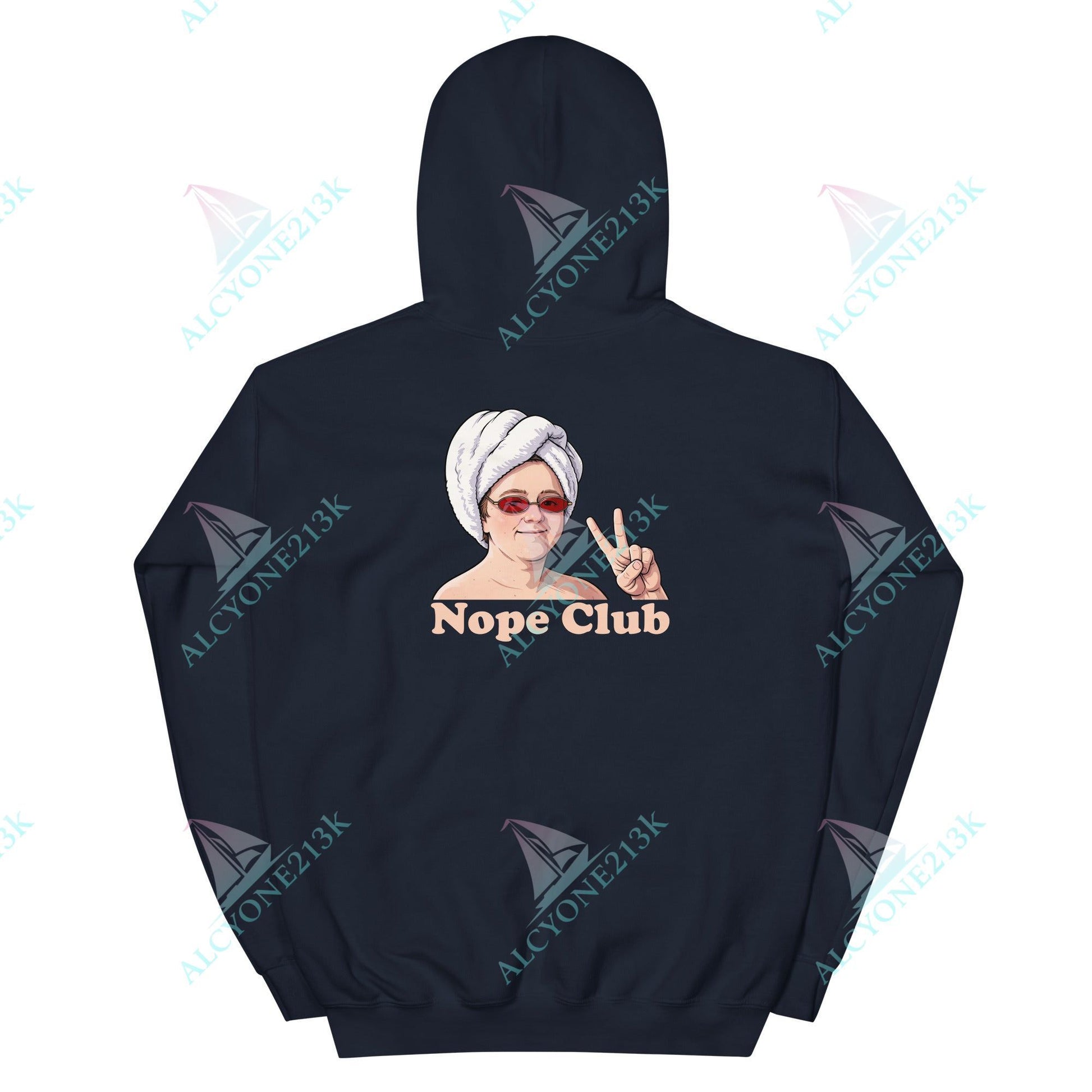 Alcyone213k Lewis Capaldi Unisex Hoodie - Nope Club - Funny Quotes