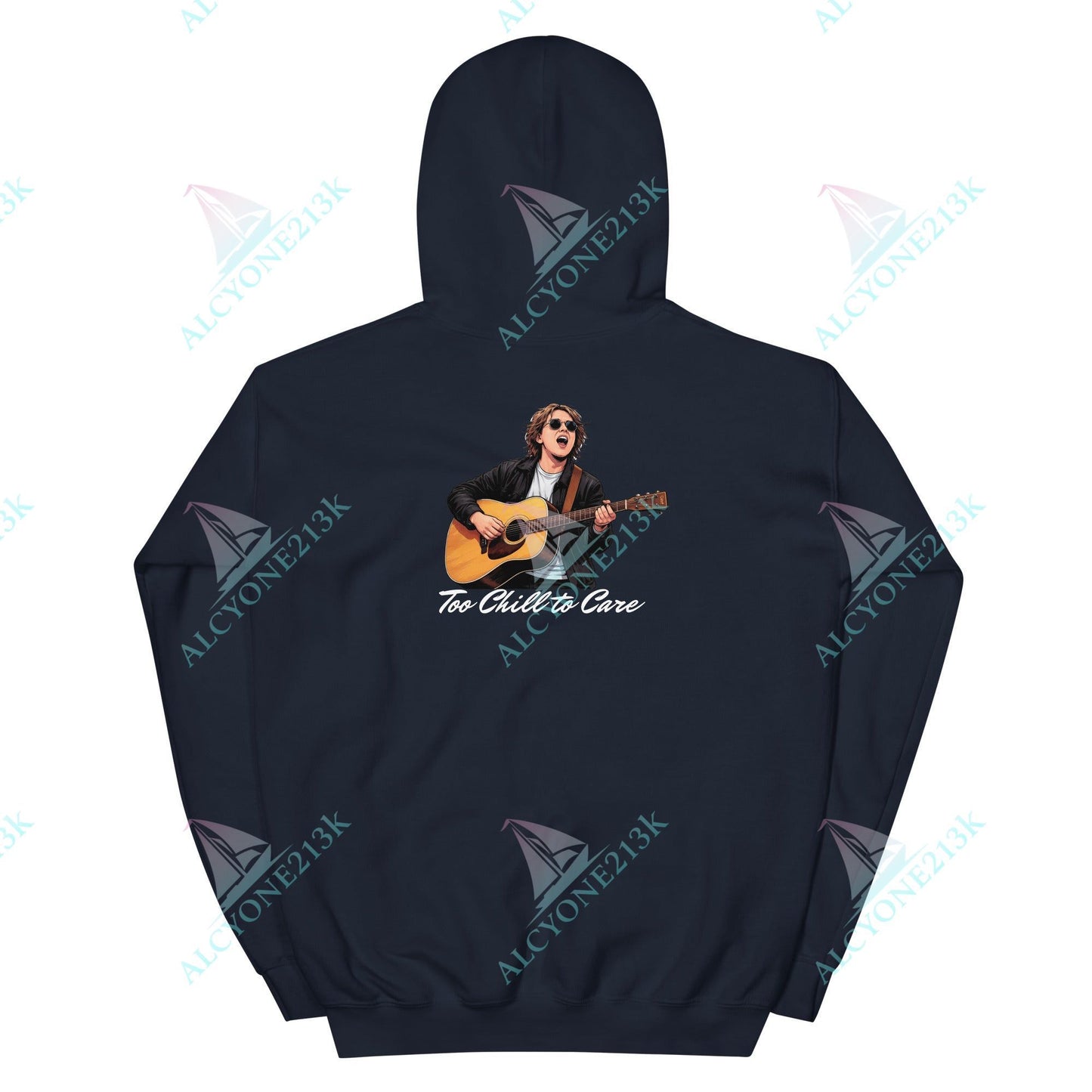 Alcyone213k Lewis Capaldi Unisex Hoodie - To Chill To Care - Funny Quotes